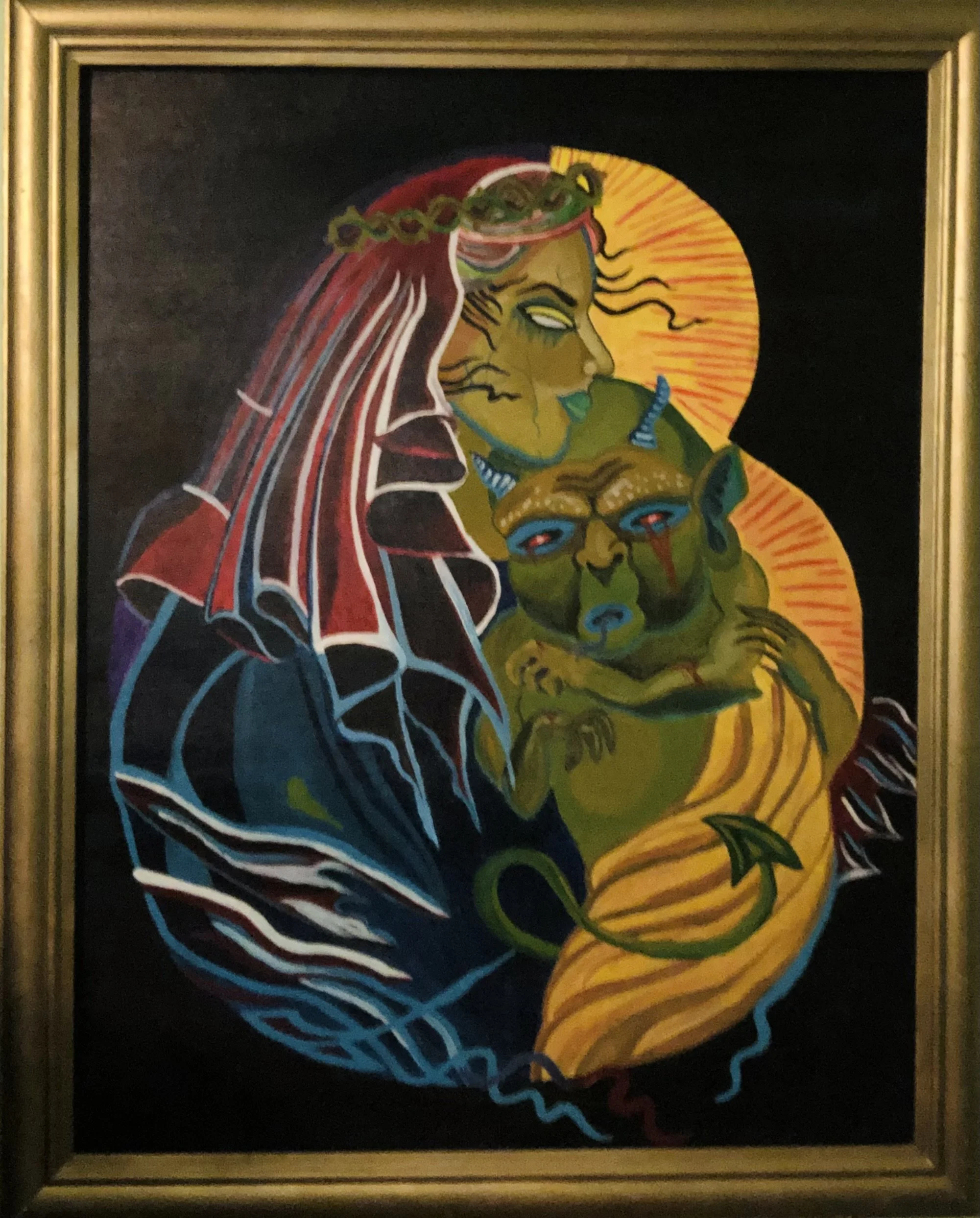 Bad Baby, Acrylic on Canvas, 28 x 32 — Denver, 2015