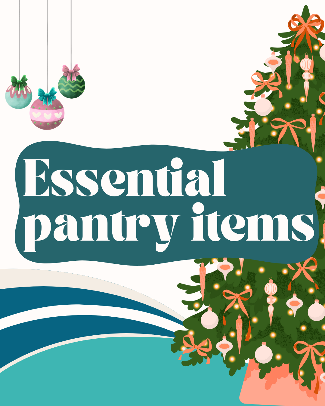 Essential pantry items