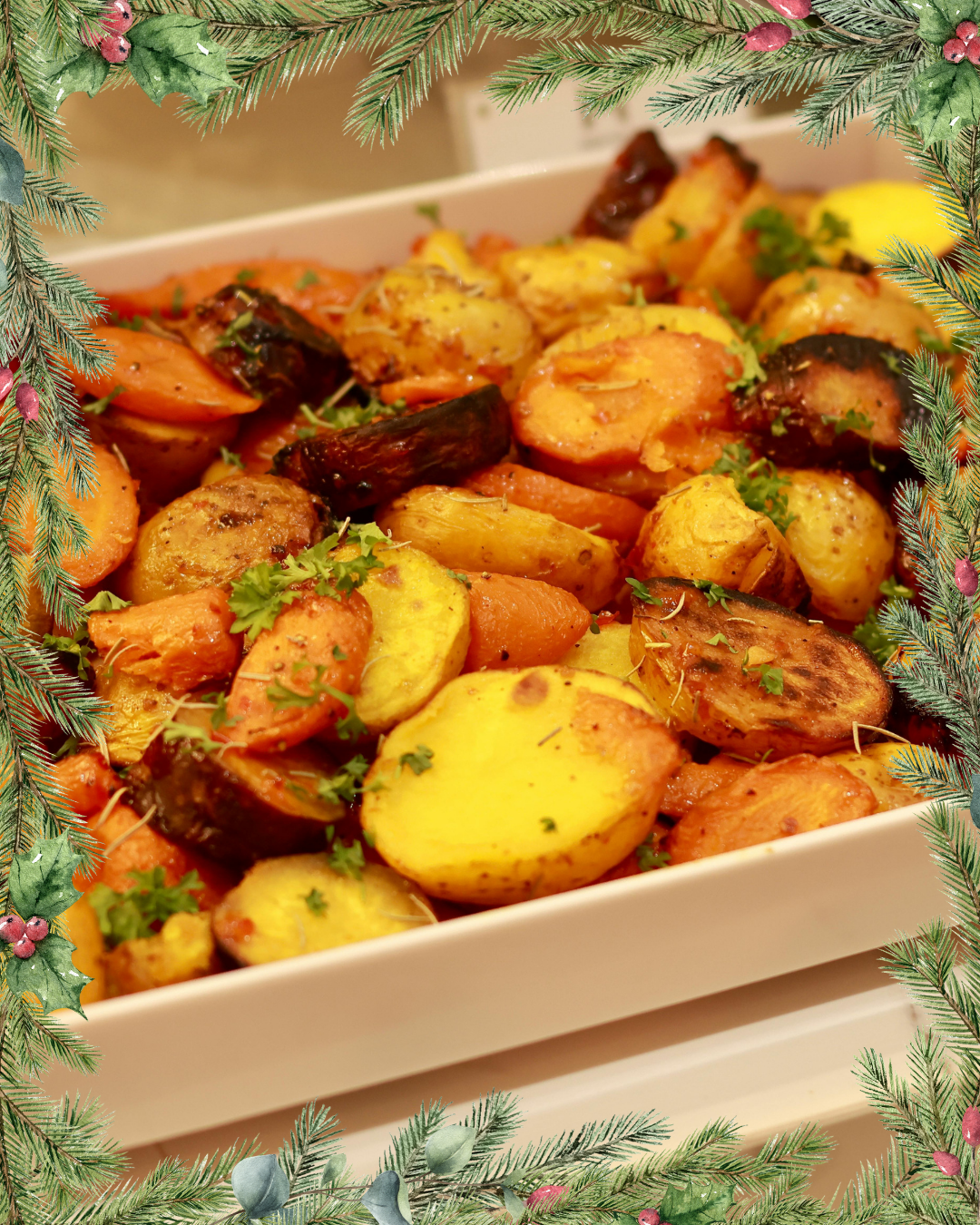 Turmeric roast potato salad (vegan, gf)