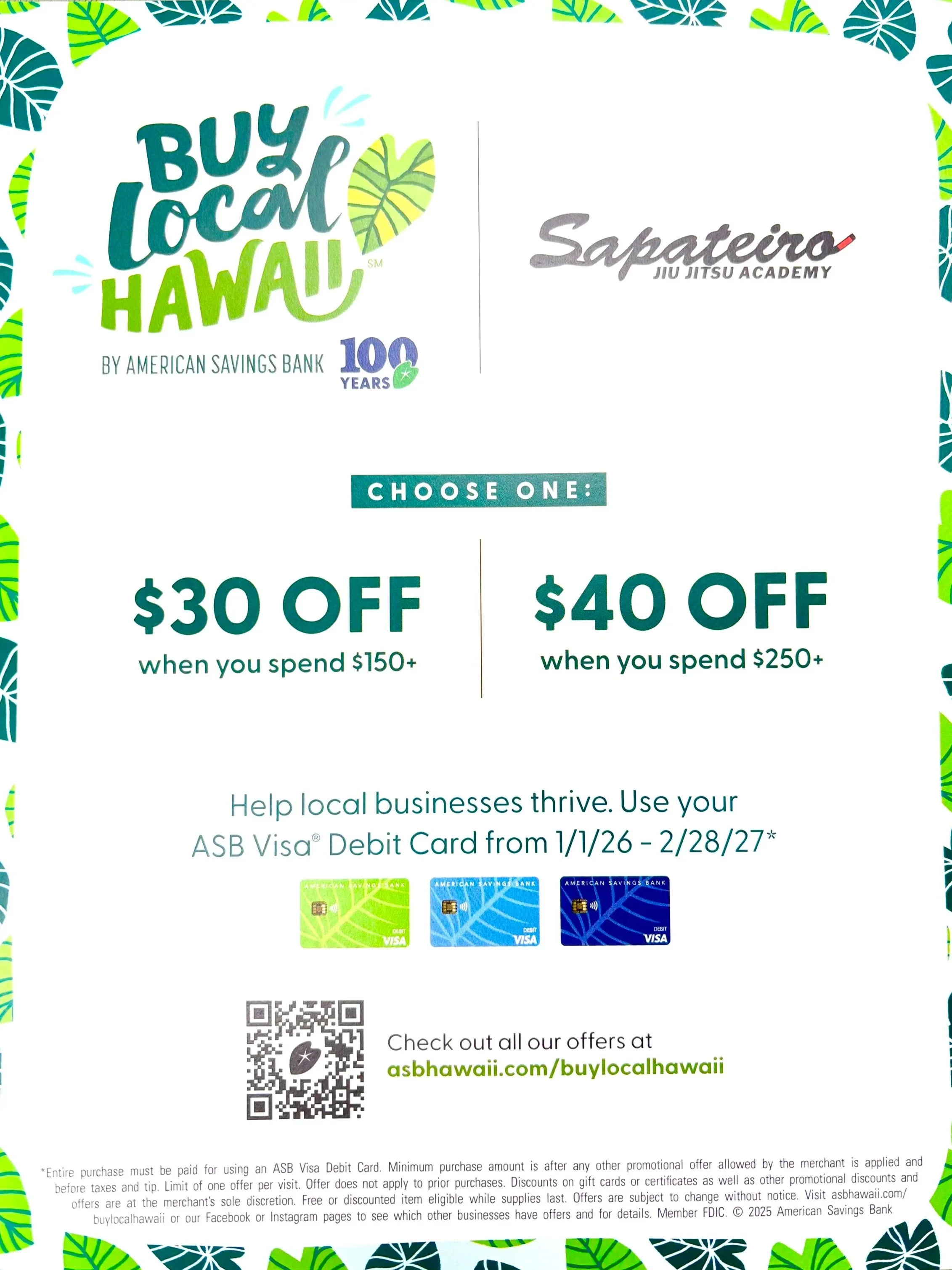 ASB Buy Local for local businesses near me. Benefits your Brazilian jiu jitsu memebrship