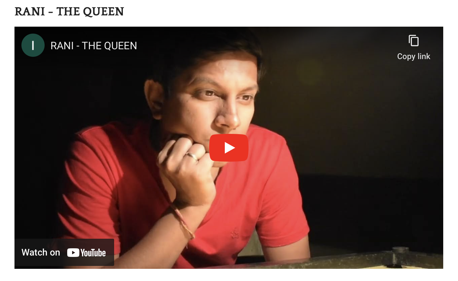 Indépendant film : RANI