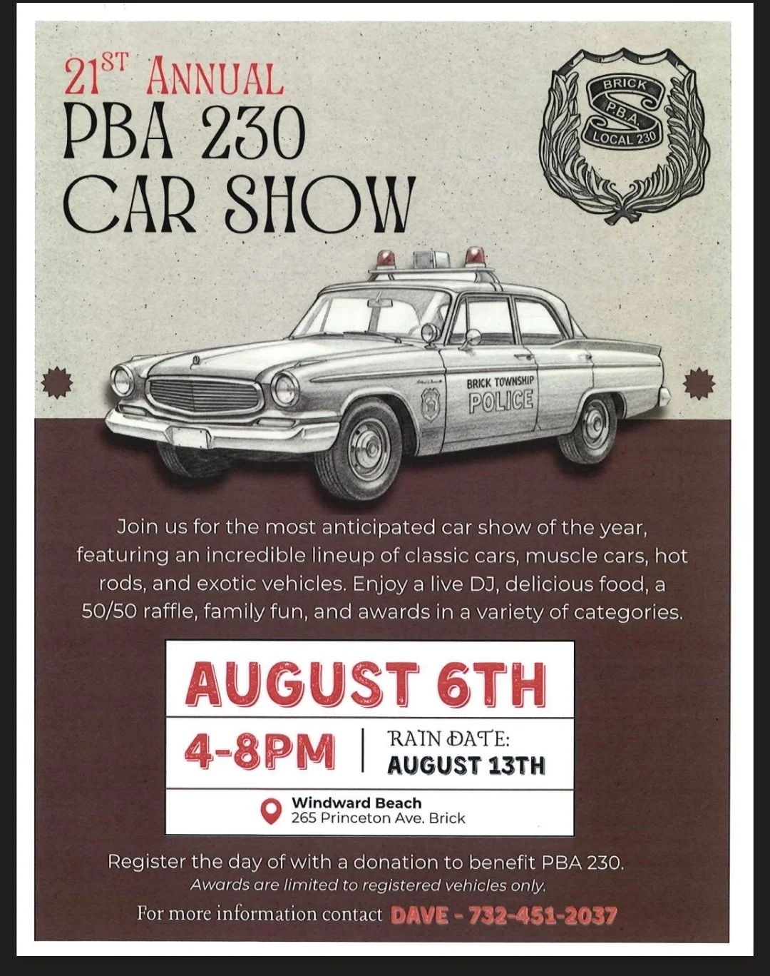 21st Annual PBA 230 Car Show