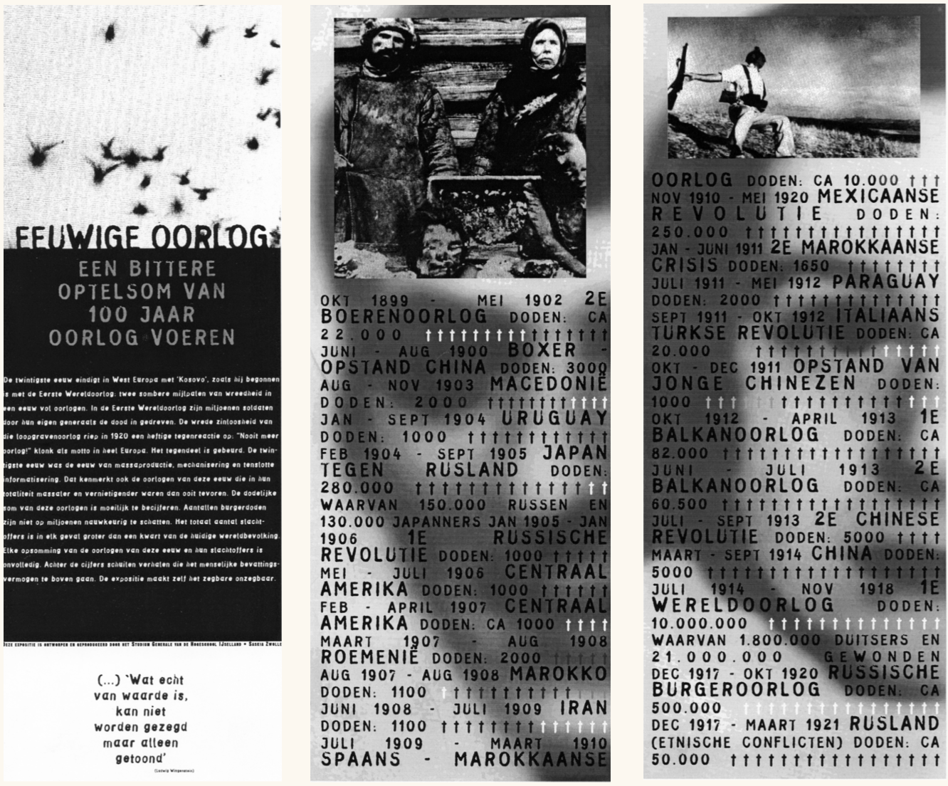 expo ‘100 years of war’ • saxion University deventer • saskia Zwolle