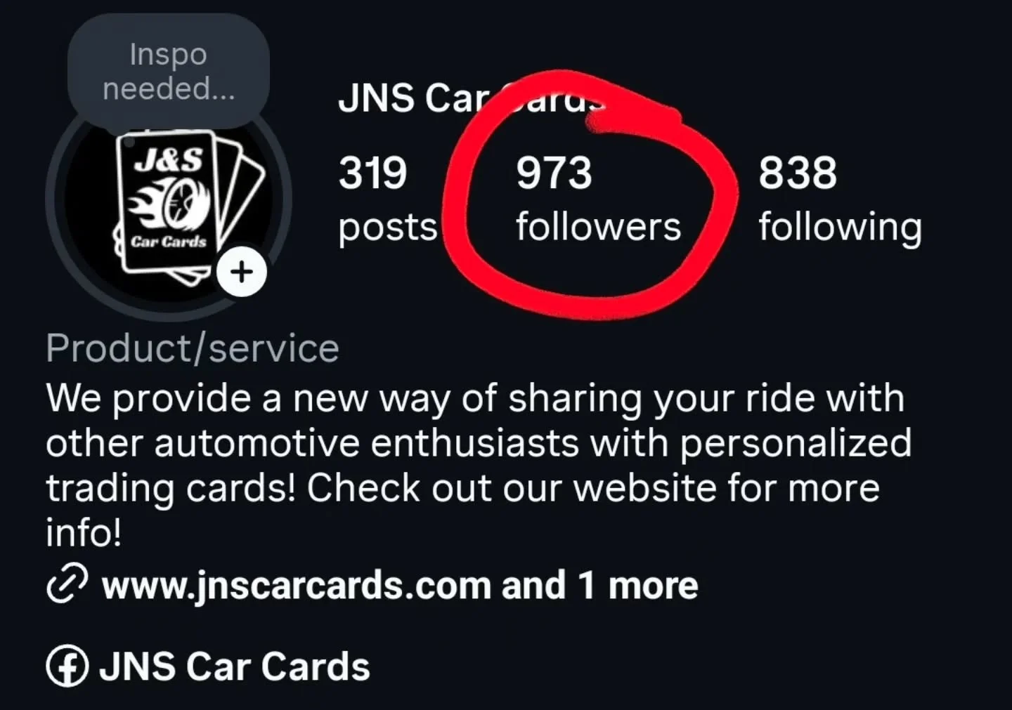 We are SO CLOSE to our big 1k milestone and the re-release of our 1st Edition... the 1st Edition was the blueprint for every card that has and will come from J&amp;S Car Cards. We've completely redesigned it and can't wait to show it off!!

So help u