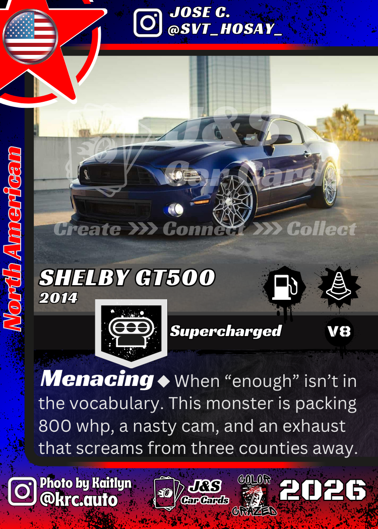 J&S Color Crazed Edition - Shelby GT500