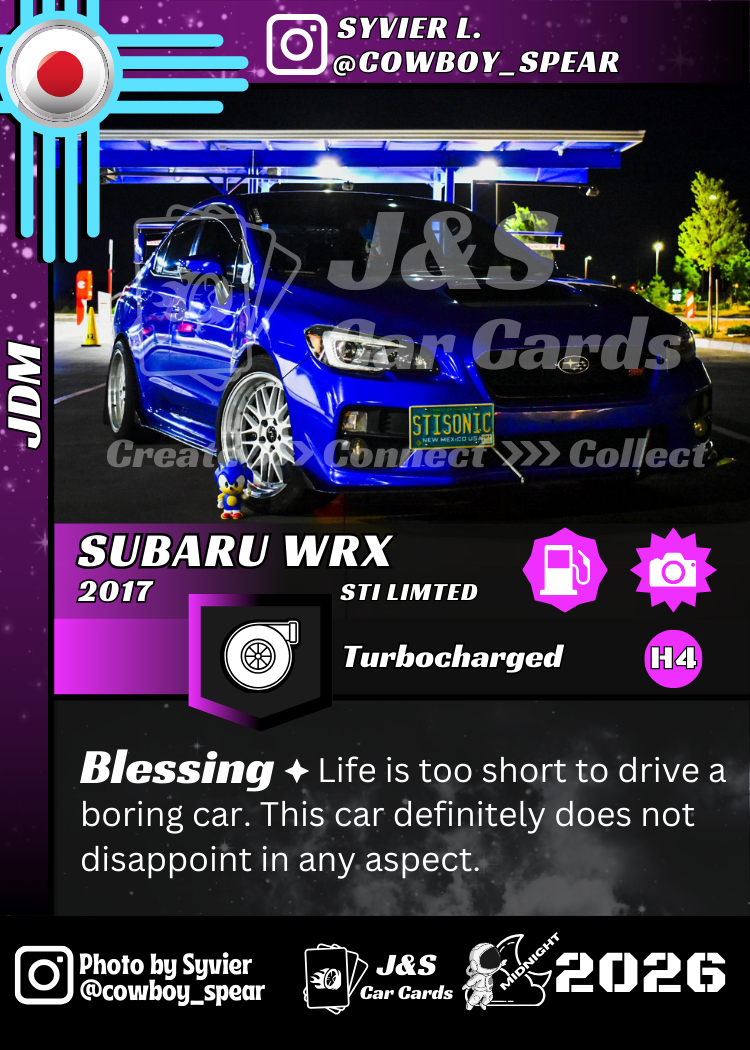 J&S Midnight Edition - Subaru WRX