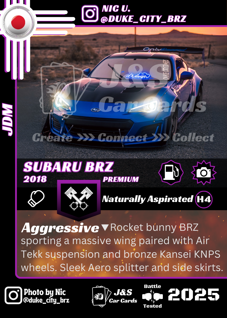 J&S BattleTested Edition - BRZ