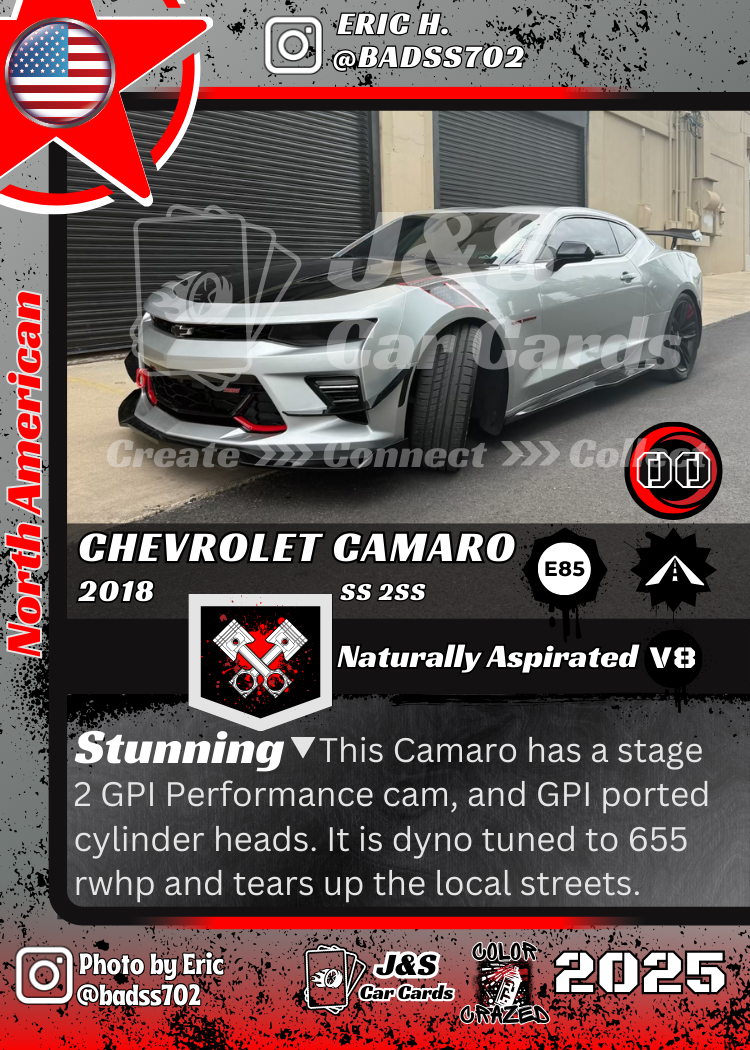J&S Color Crazed Edition - Camaro