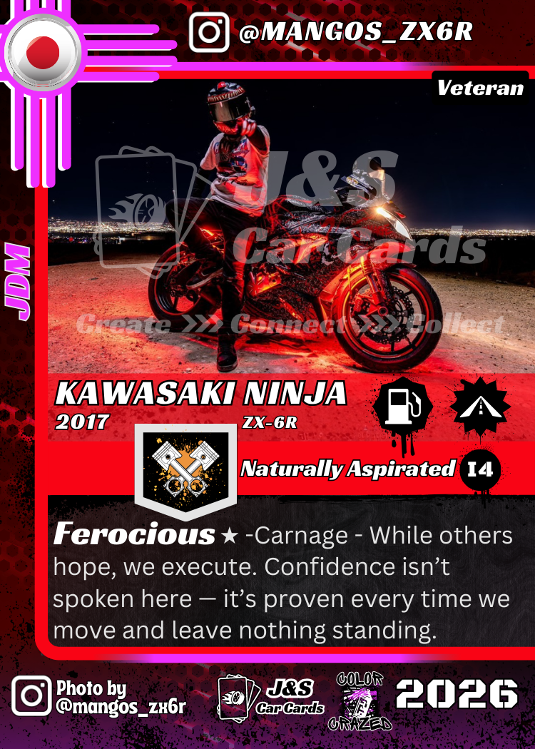 J&S Color Crazed Edition - ZX-6R