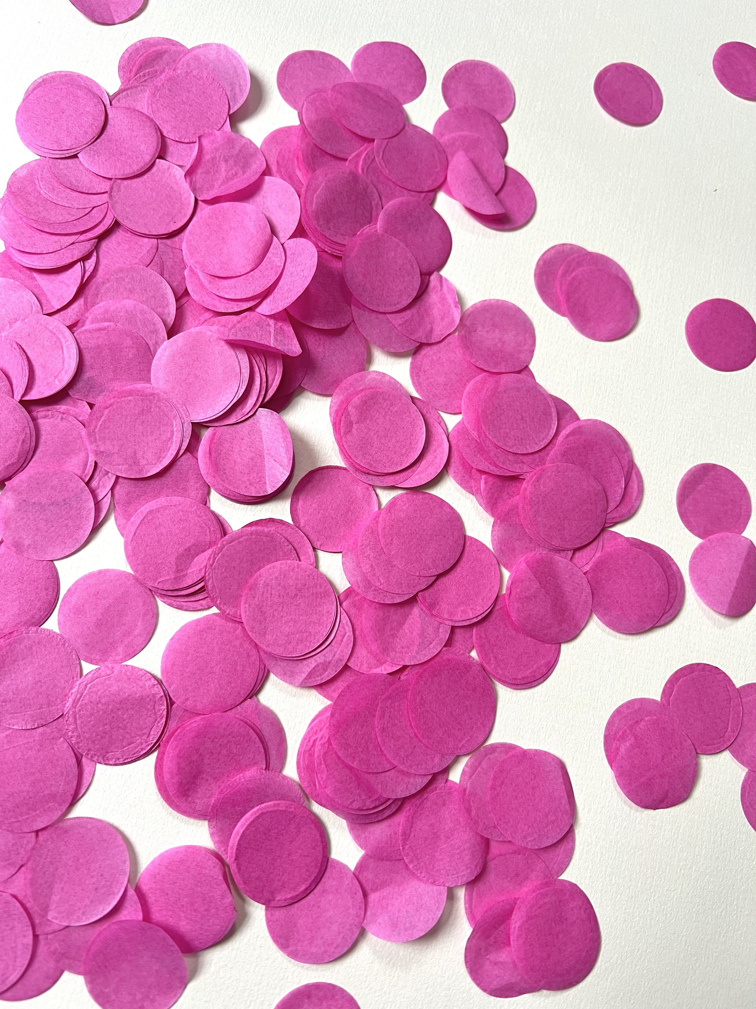 Biodegradable Wedding Paper Confetti | Fuchsia Pink