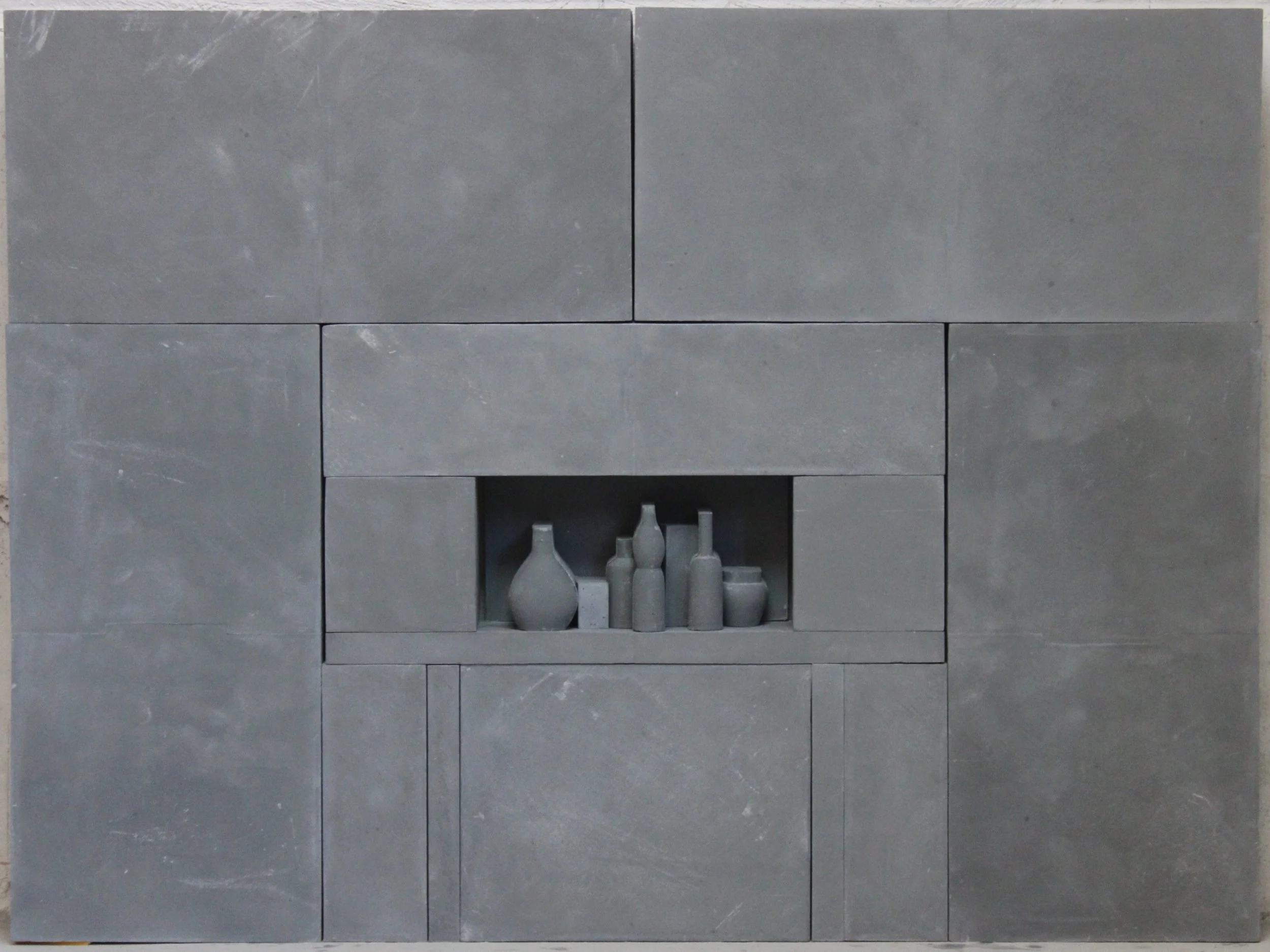 Refectory,2026, 1:6 scale study model (45 × 60 × 6 cm)