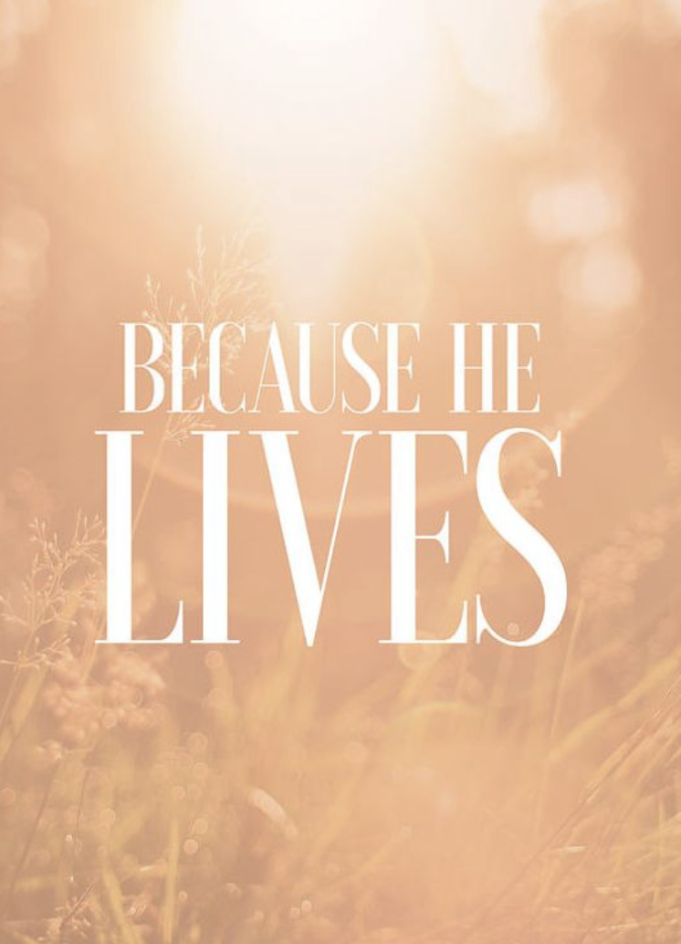 Because He Lives, I can Face________
