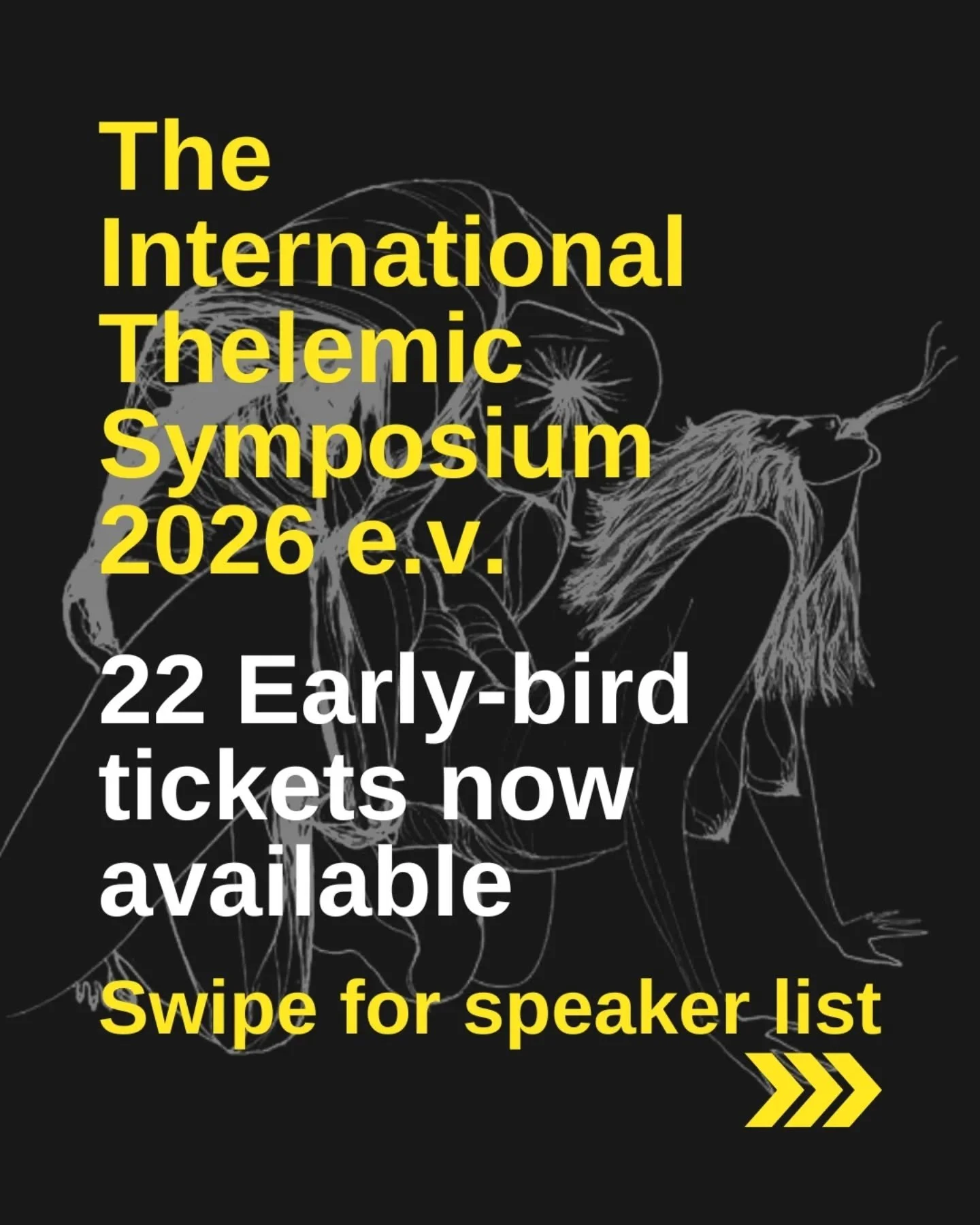 We shall walk upon the dawn once more at next year's International Thelemic Symposium. 
Take a look at the speakers list and buy a limited early-bird ticket at thelemic-symposium.co.uk