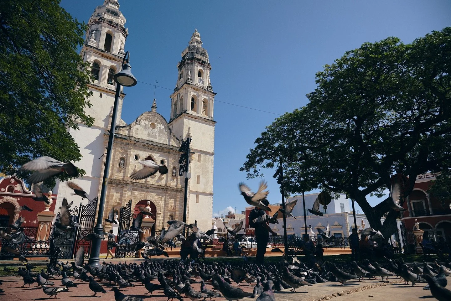 ⛪️Campeche, Mexico (1)
I finally have time to visit the beautiful Campeche. I love all the colors, the historic architectures, and the calm sea. A truly relaxing yet beautiful city in Mexico.🇲🇽 

#mexico🇲🇽 #campeche #travelholic