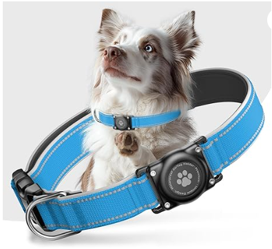 Apple AirTag Built in Collar Blue