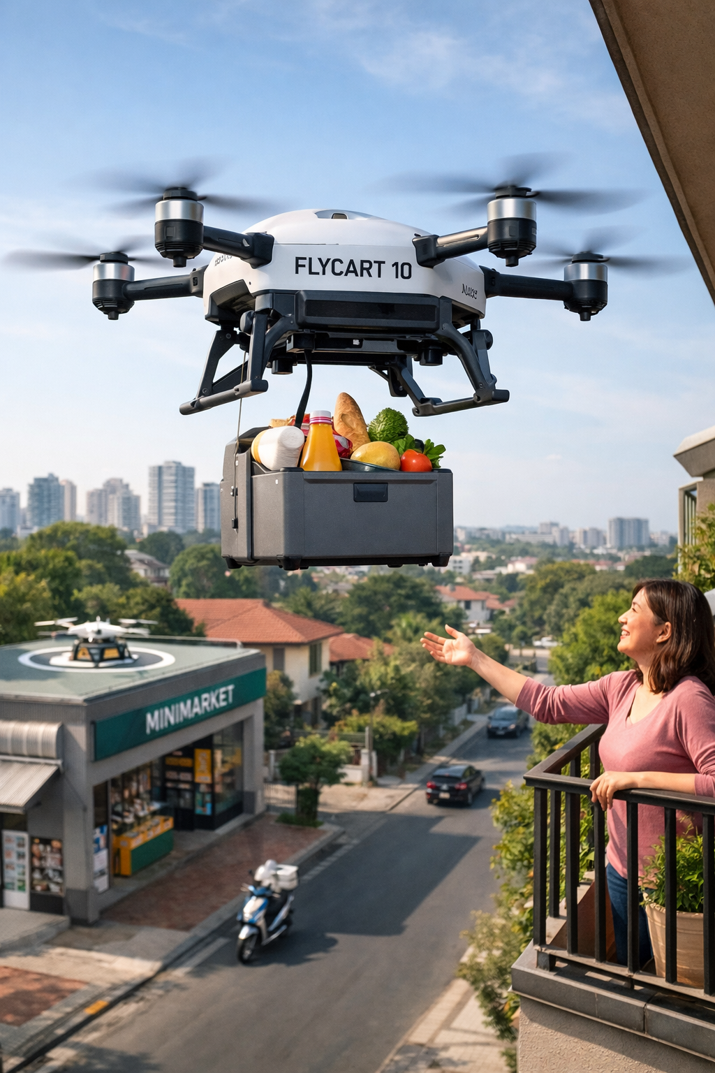 Opinión: por qué las ciudades no necesitan drones de 30 kg, sino uno de 10