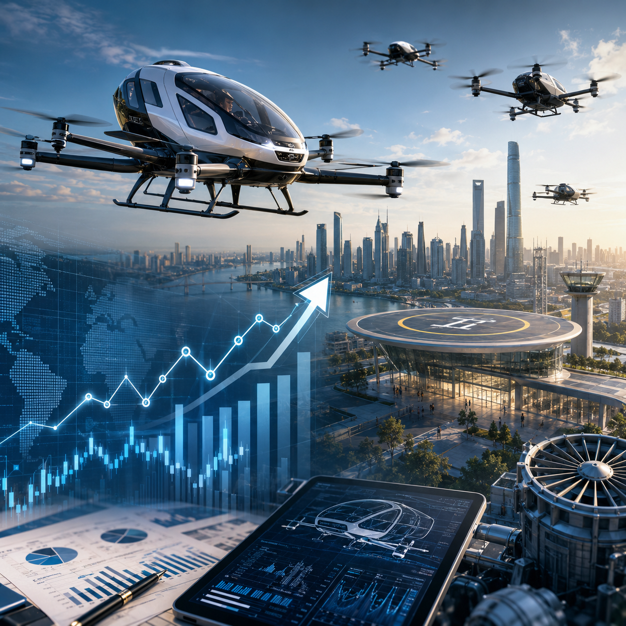 EHang Holdings: anatomía financiera, regulatoria e industrial de la primera gran apuesta pública por la economía de baja altitud