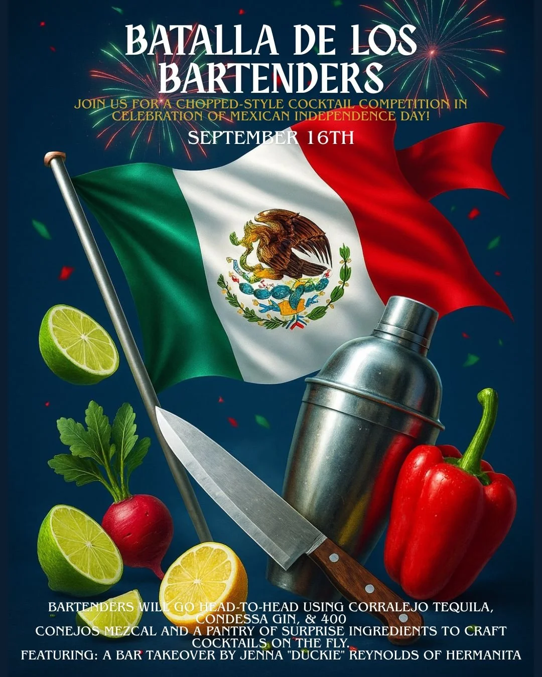 BATALLA DE LOS BARTENDERS: A Chopped Style Competition