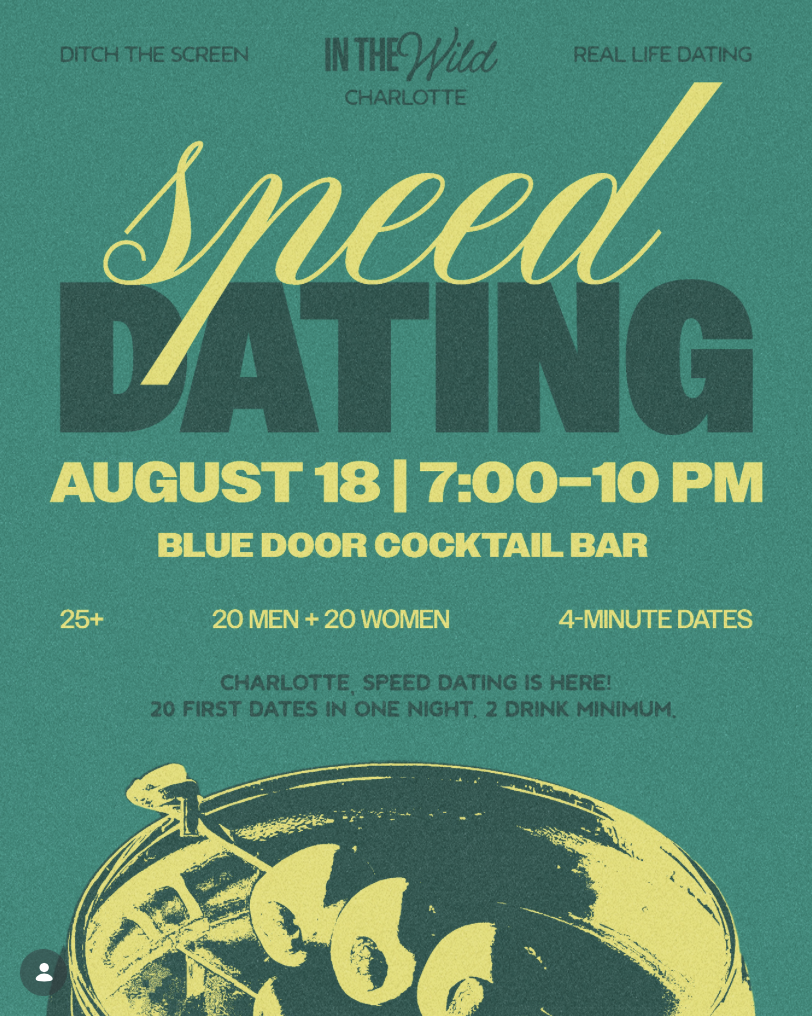 IN THE WILD CHARLOTTE DATING SPEED DATING 