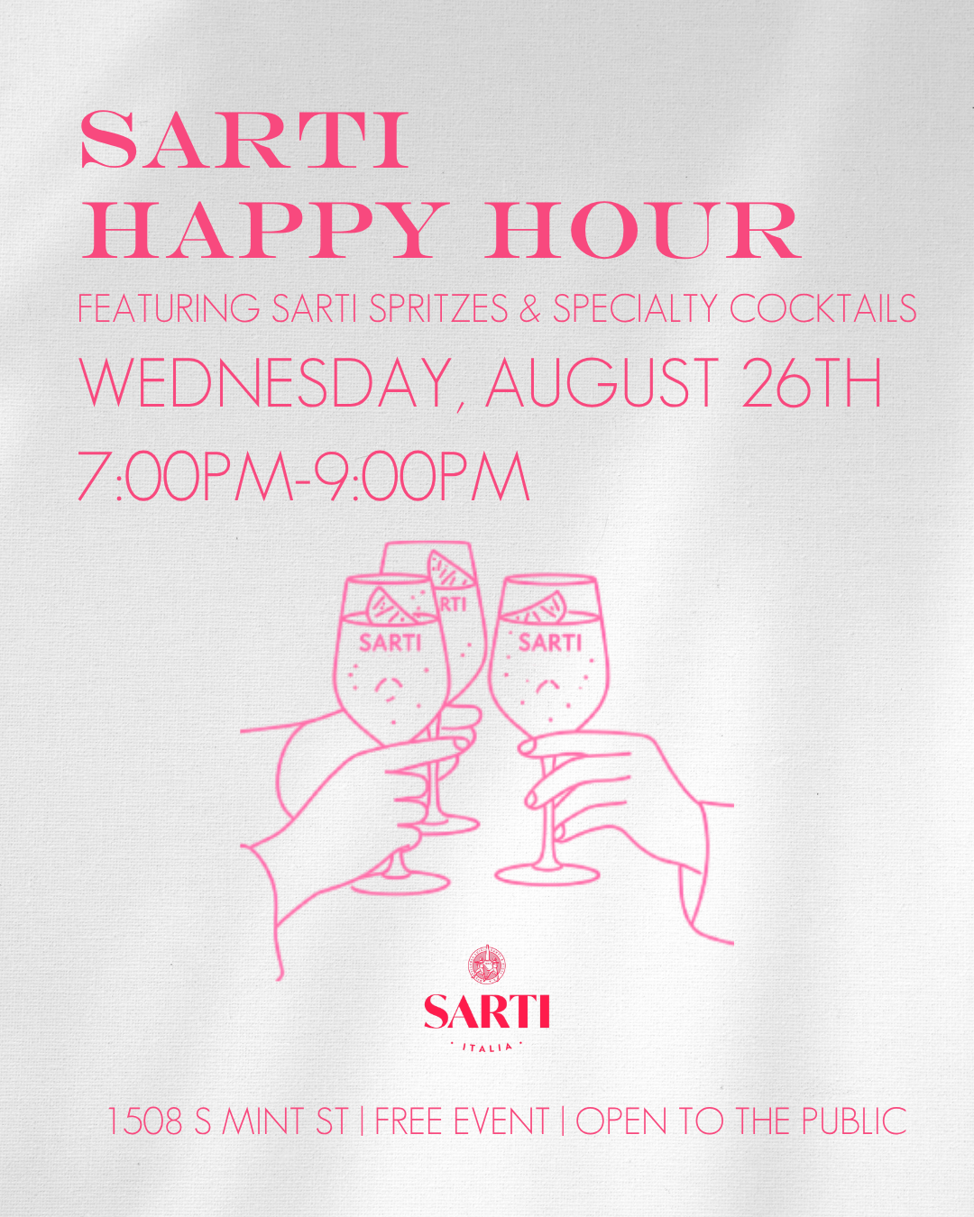 SARTI HAPPY HOUR