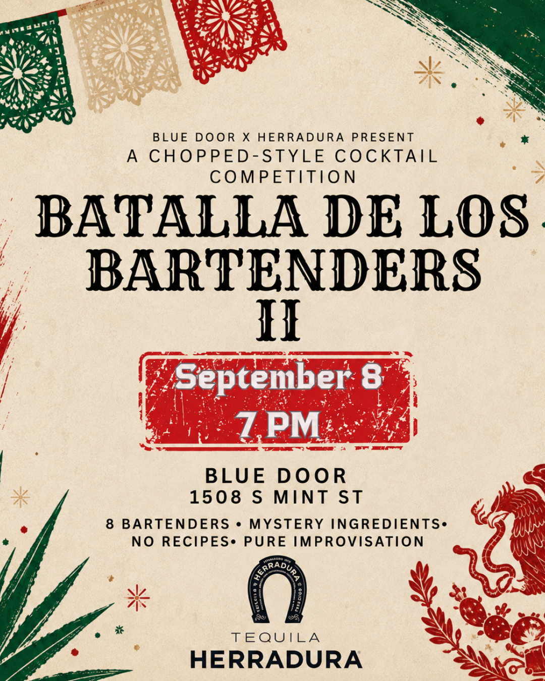 BATALLA DE LOS BARTENDERS II: A Chopped Style Competition