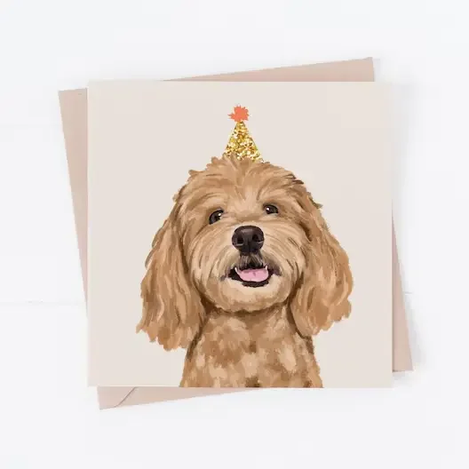 Cockerpoo Greeting Card – By Richarts Designs