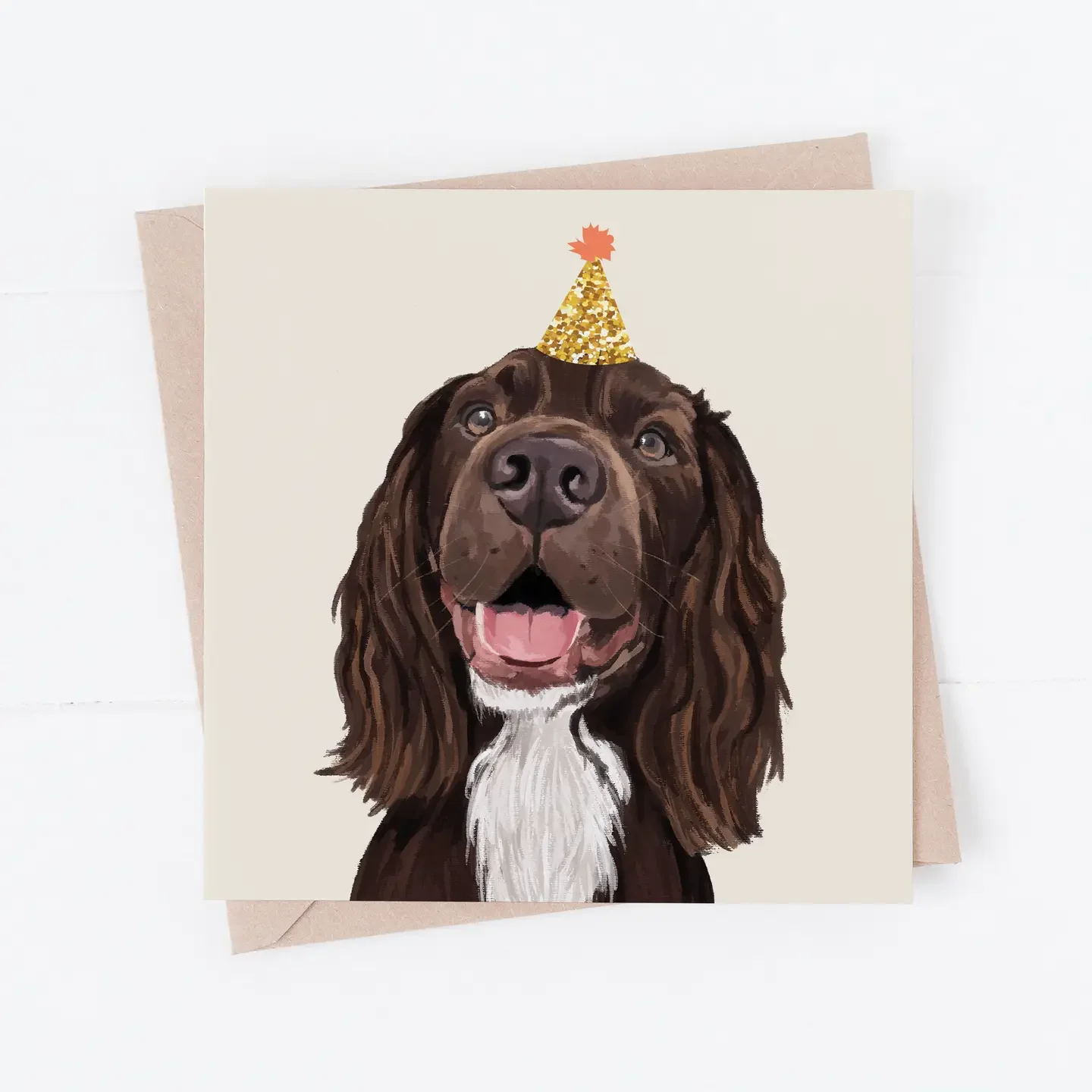 Working Cocker Spaniel Greeting Card – By Richarts Designs