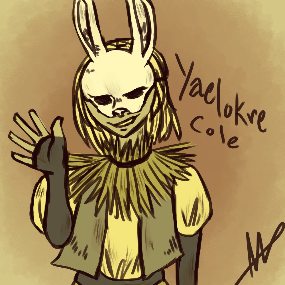 (2024) fan art of musician Yealokre's Character Cole.