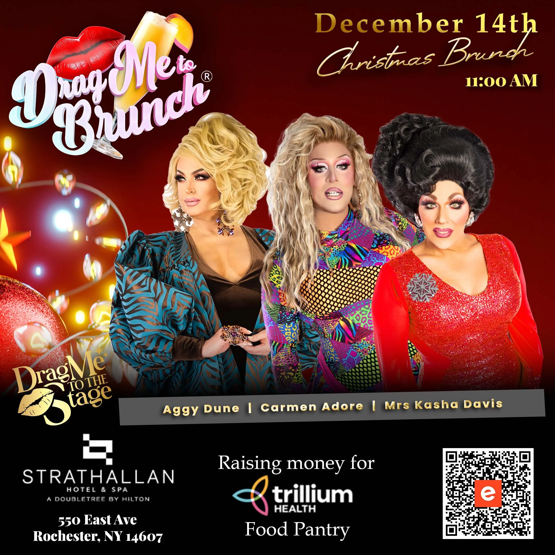 Drag Me to Christmas Brunch! A Benefit for the Trillium Food Pantry