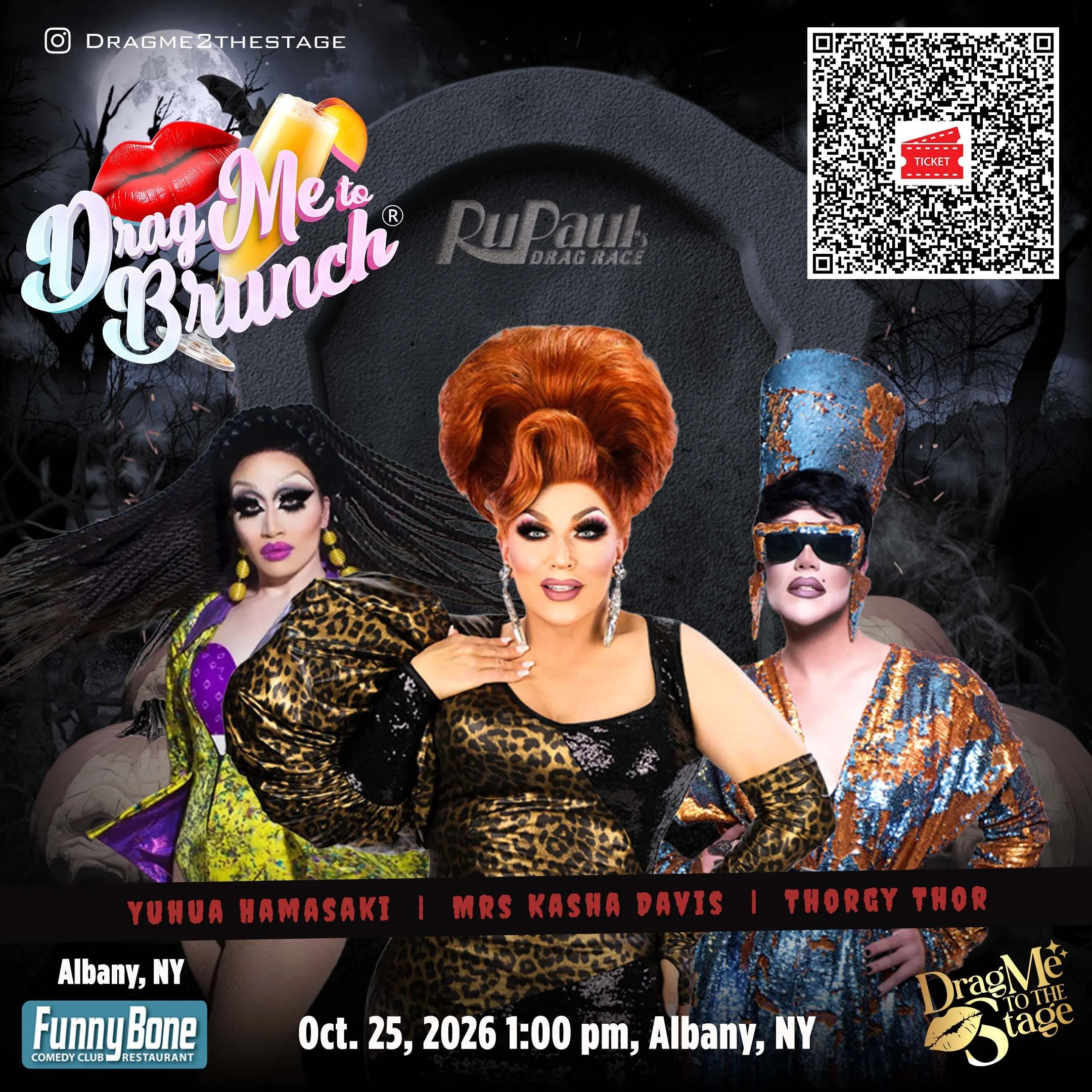 Halloween Drag Me To Brunch - Funnybone Albany