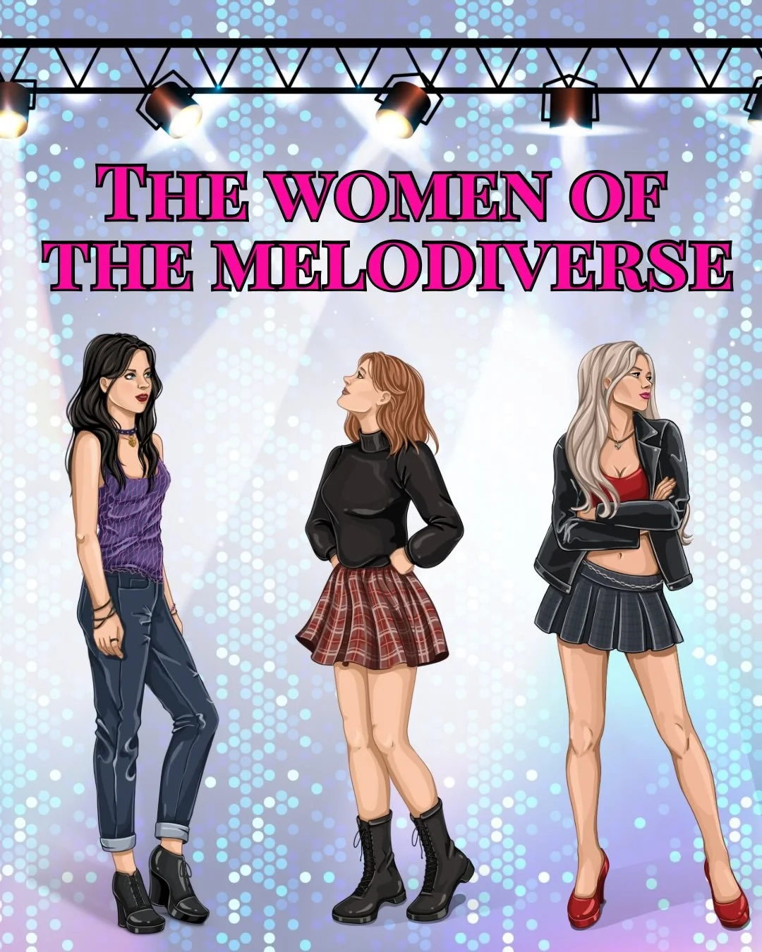 The women of The Melodiverse (so far)

Abbey Dark.
Prue Ward.
Tuesday Blue. 

I just can&rsquo;t get over the amazing character art @sensual_illustration_art did for each one. I&rsquo;m in love with them. 

A Dark Melody and A Broken Melody are out n