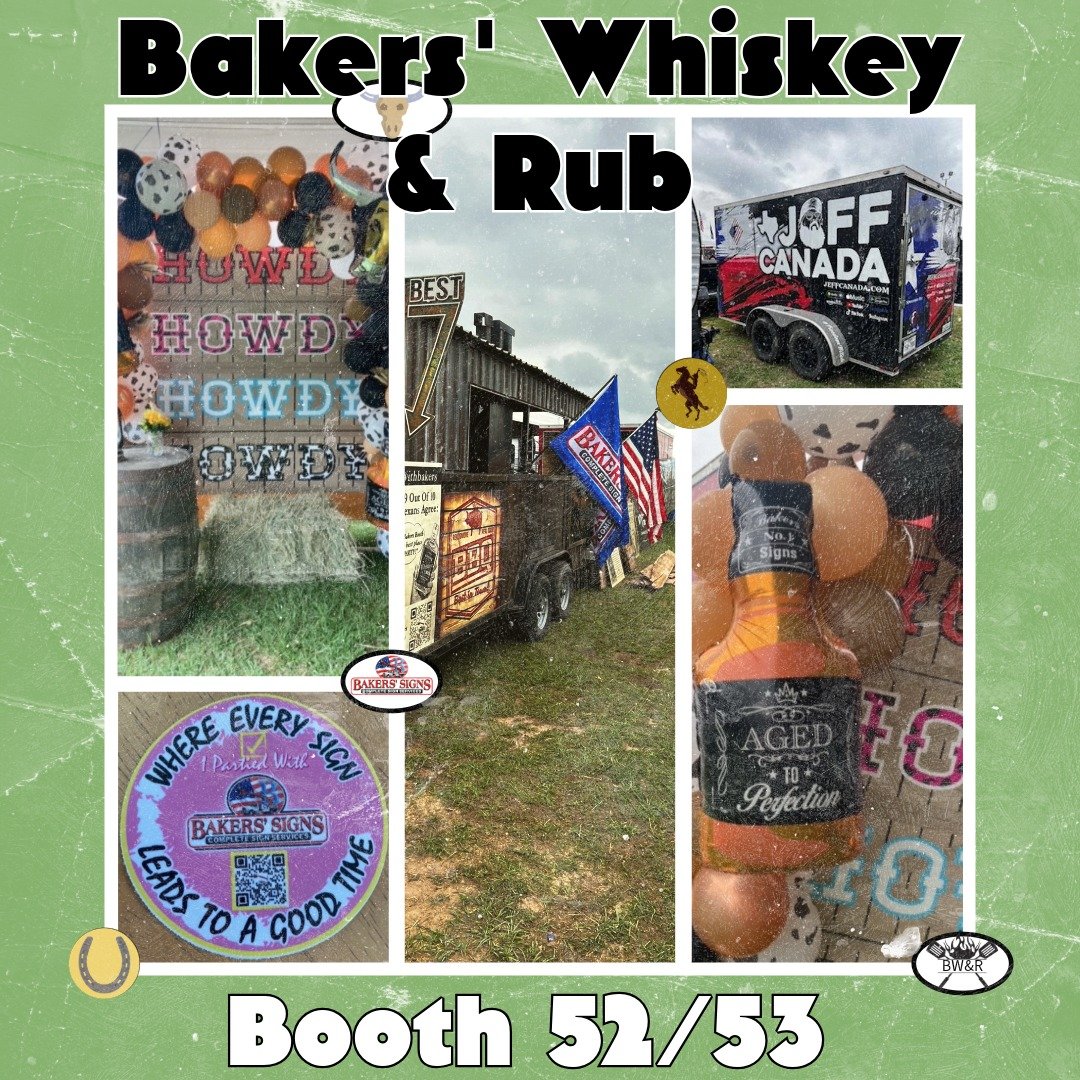 🔥 Bakers' Whiskey and Rub is Bringing the Heat to the Montgomery County Cook-Off! 🔥

We're rolling up our sleeves and setting up our booth at the Montgomery County Cook-Off! Get ready to experience the sizzle as we showcase our mouthwatering offeri