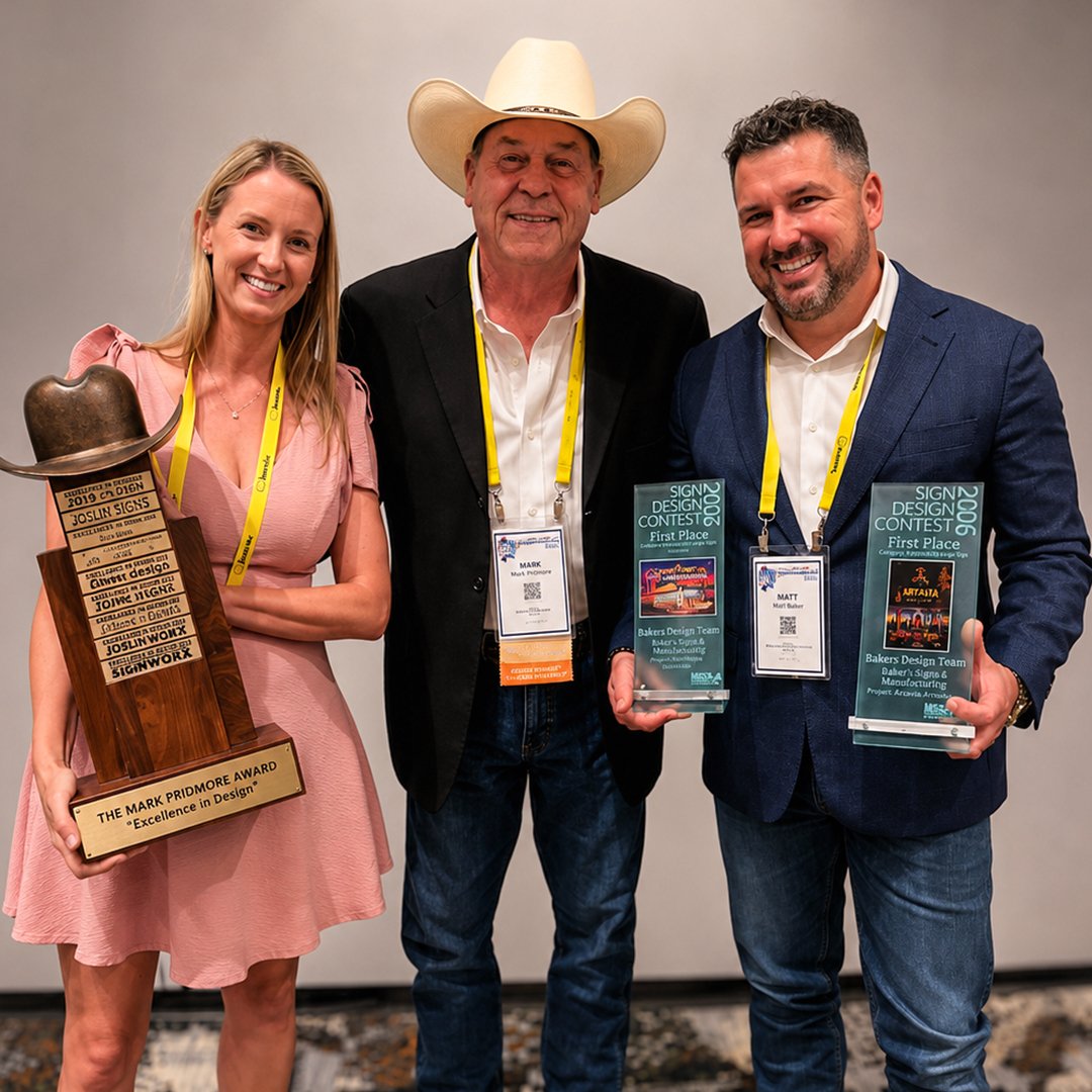 We're honored to share some exciting news from this year's SignConnexion Conference hosted by the Mid-South Sign Association!

Best of Show - Mark Pridmore "Excellence in Design" Award

1st Place - Freestanding Extra Large Sign
ARTAVIA

1st