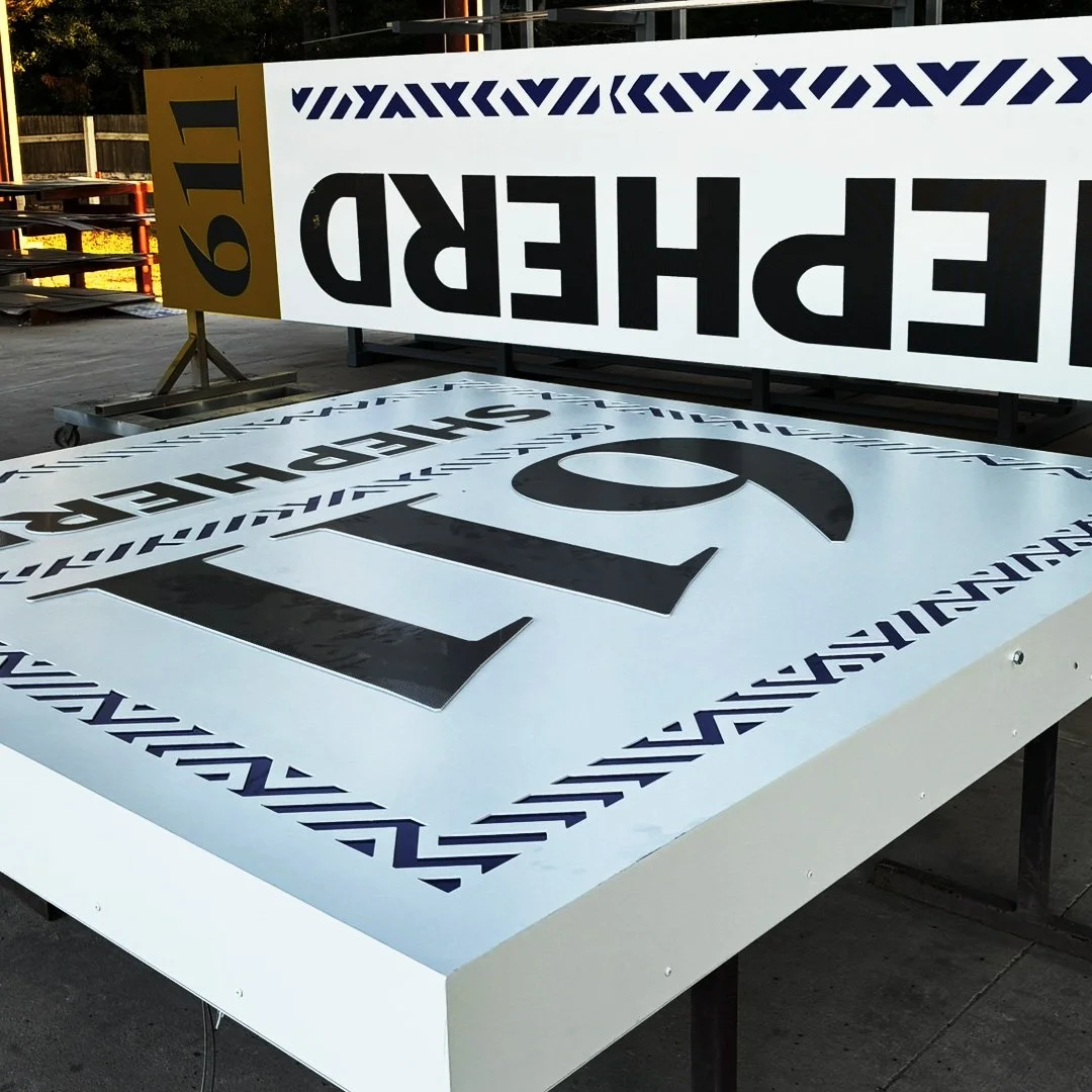 As we wrap up the week, we have one goal in mind: completing our clients' projects to the highest standards of quality in our industry with the precision and care your brand deserves.

We love building the custom signs that ensure your company always