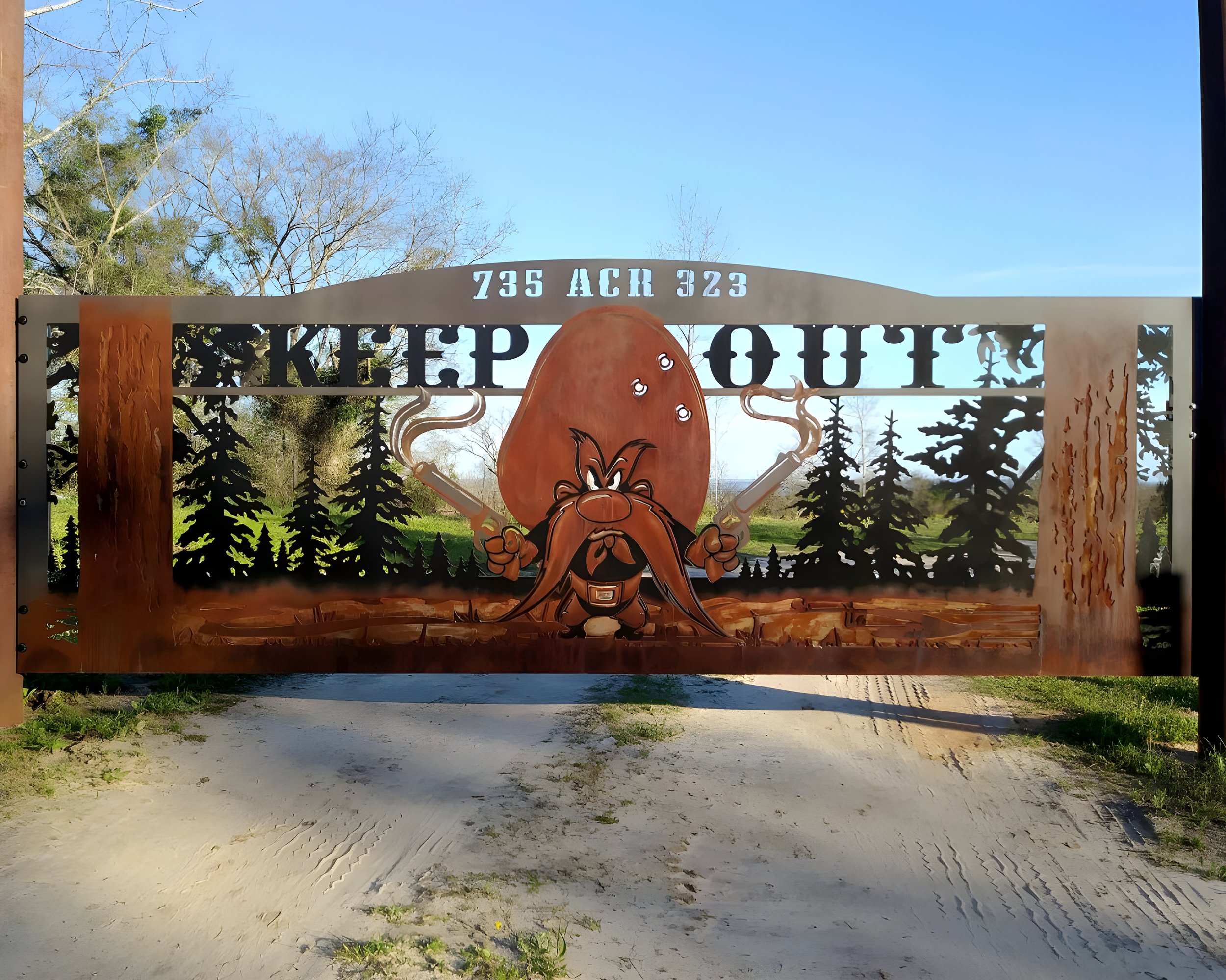 Custom Sign Keep Out by Bakers' Signs