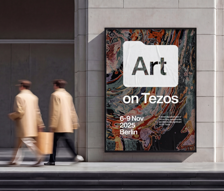 Art on Tezos - A visual identity for a global digital art program.