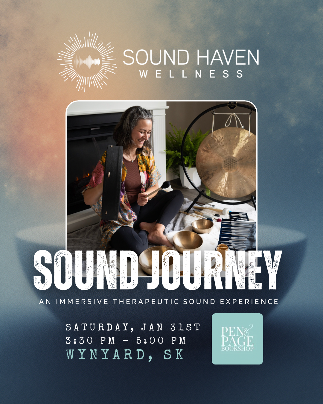 Sound Journey in Wynyard SK (Rescheduled for Spring 2026)