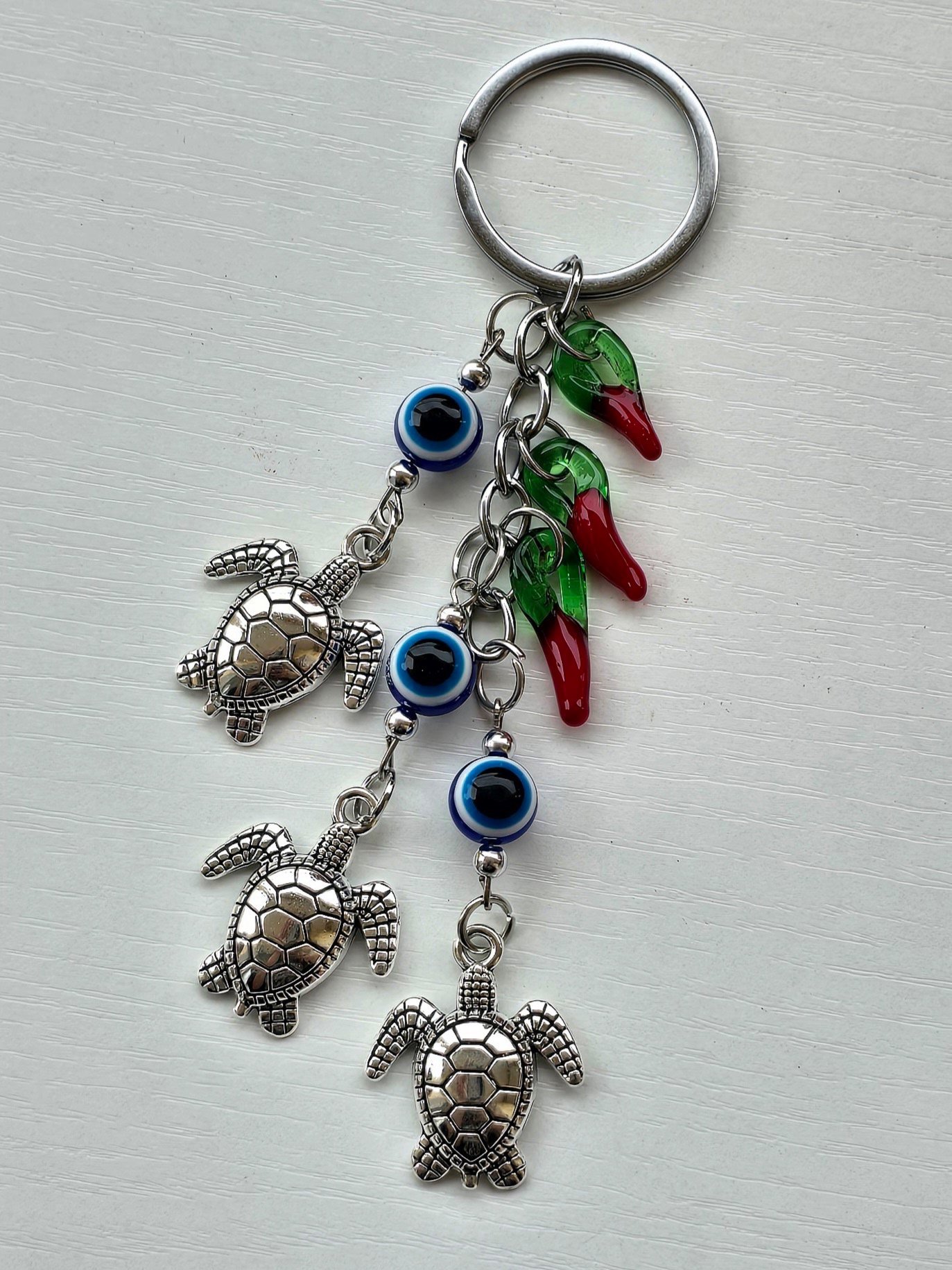 Porte-clé / Oeil - Tortues