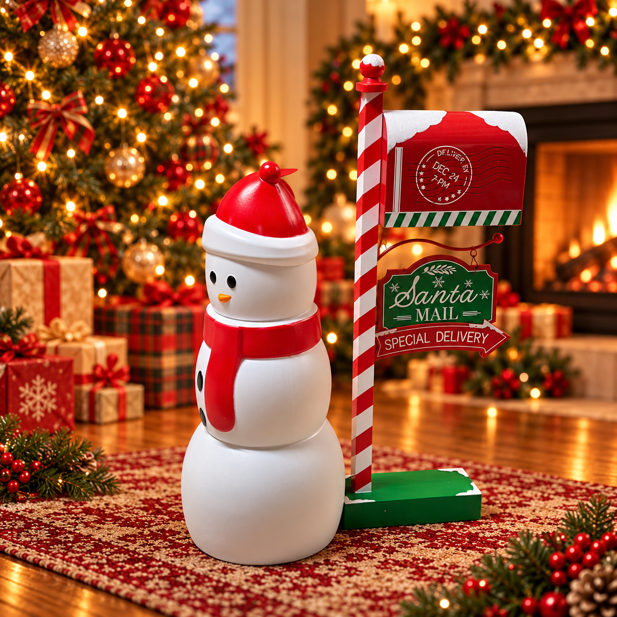 Snowman Santa Mailbox Christmas Display (1).png