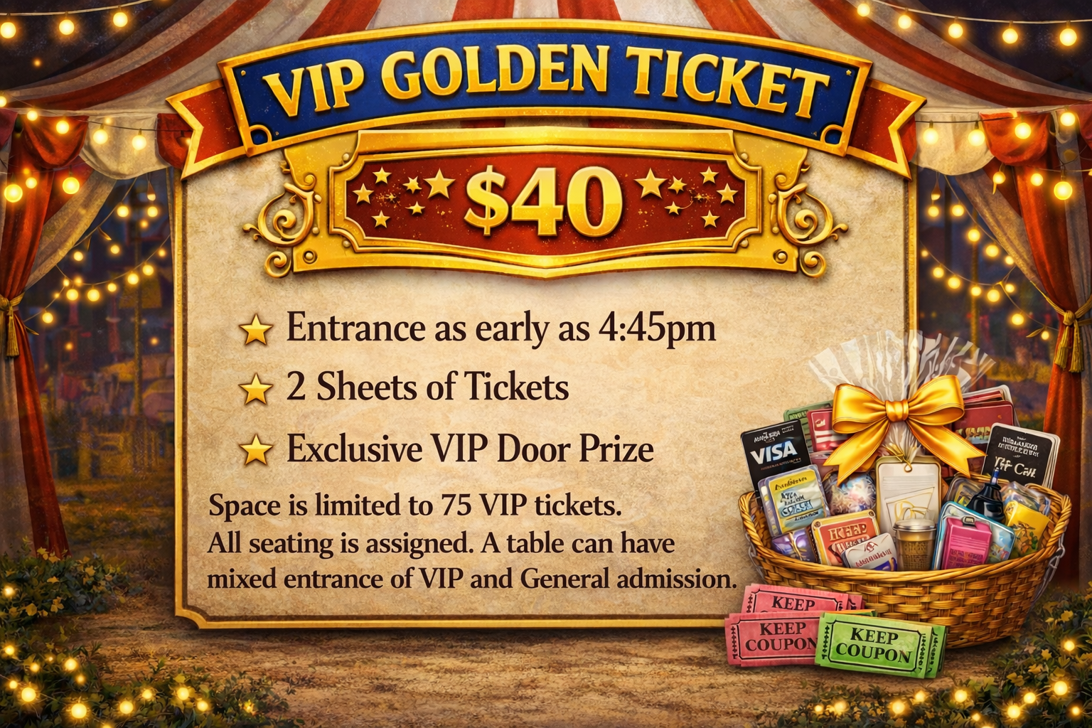VIP Golden Ticket