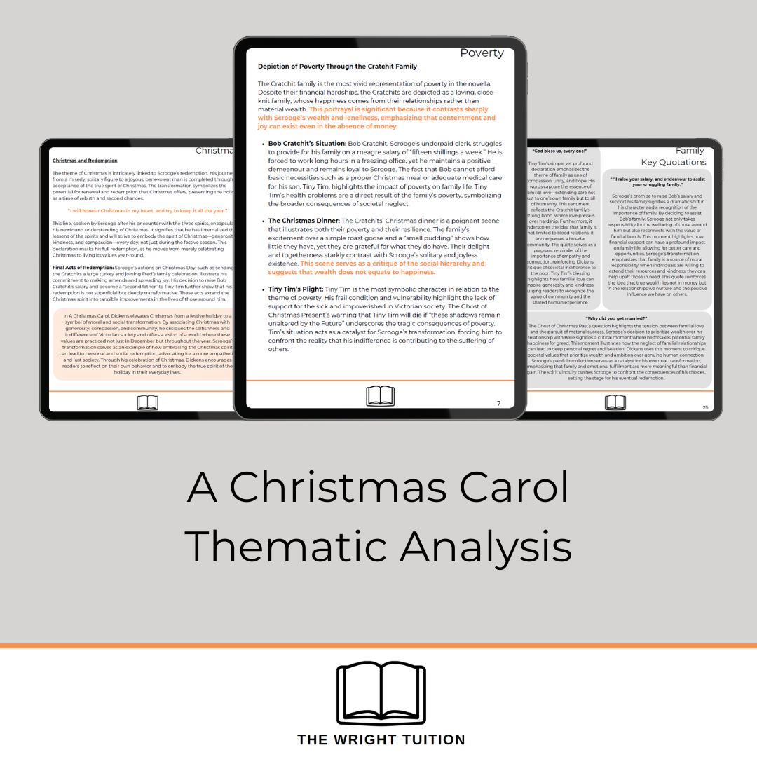 a christmas carol revision guide
