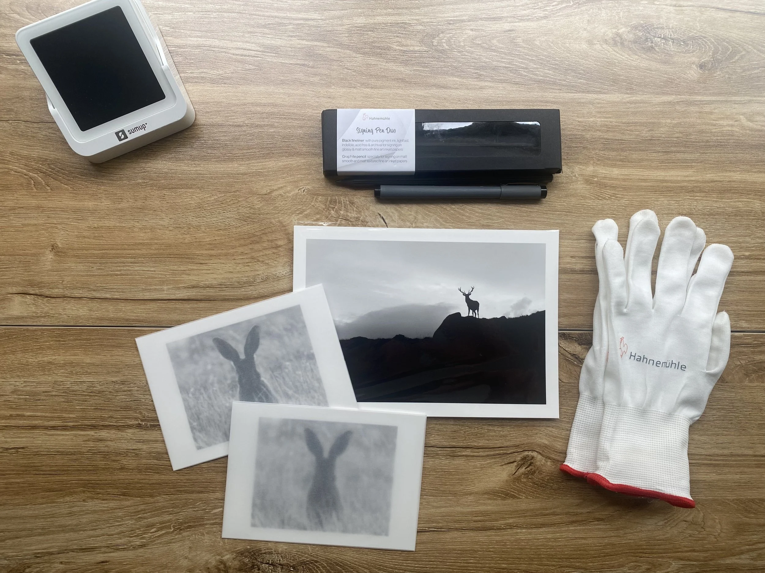 Three mini Piezography Pro prints sold in my July Exhibition