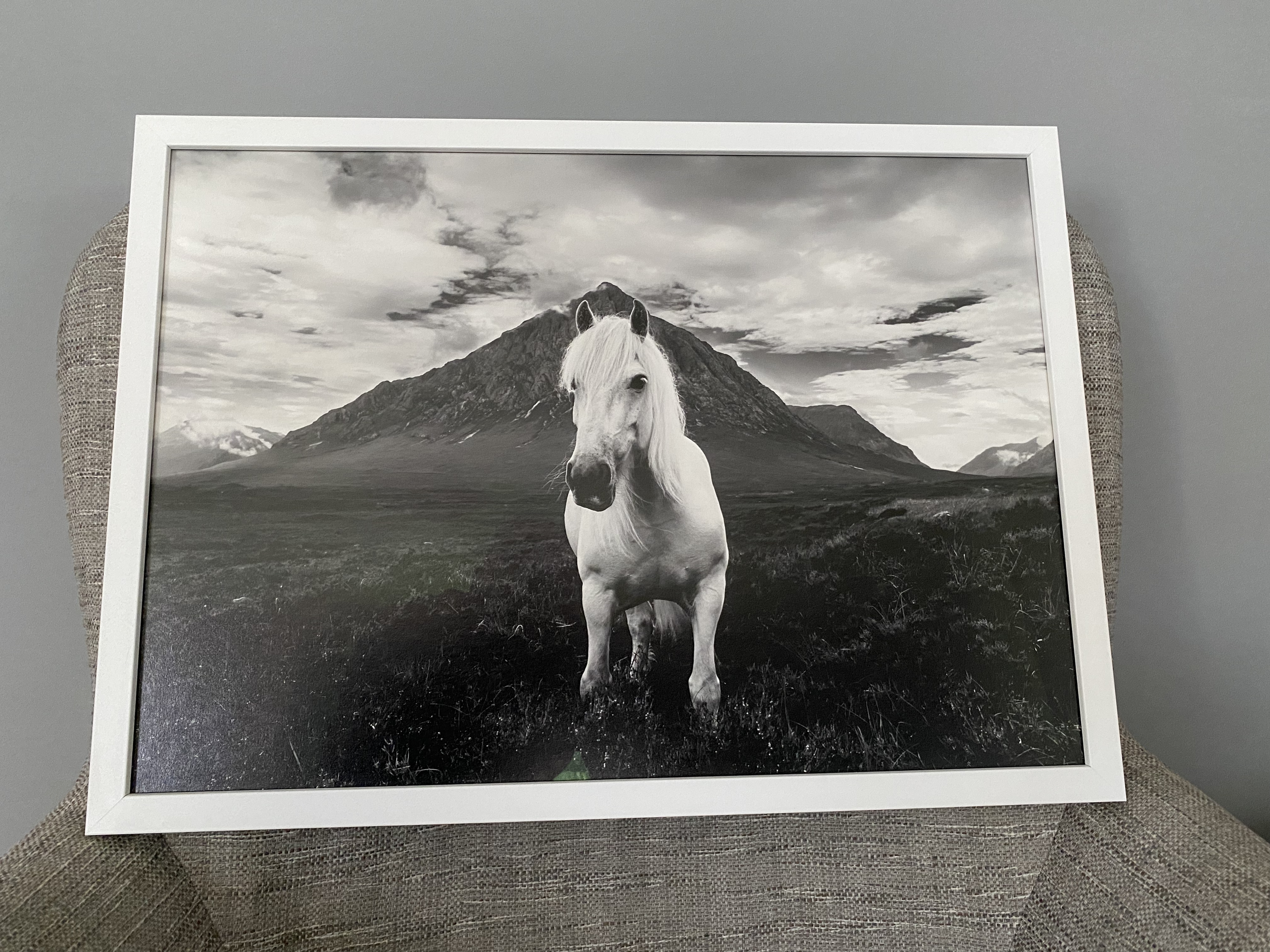 "The Buchaille" printed and framed ready to be hung. 