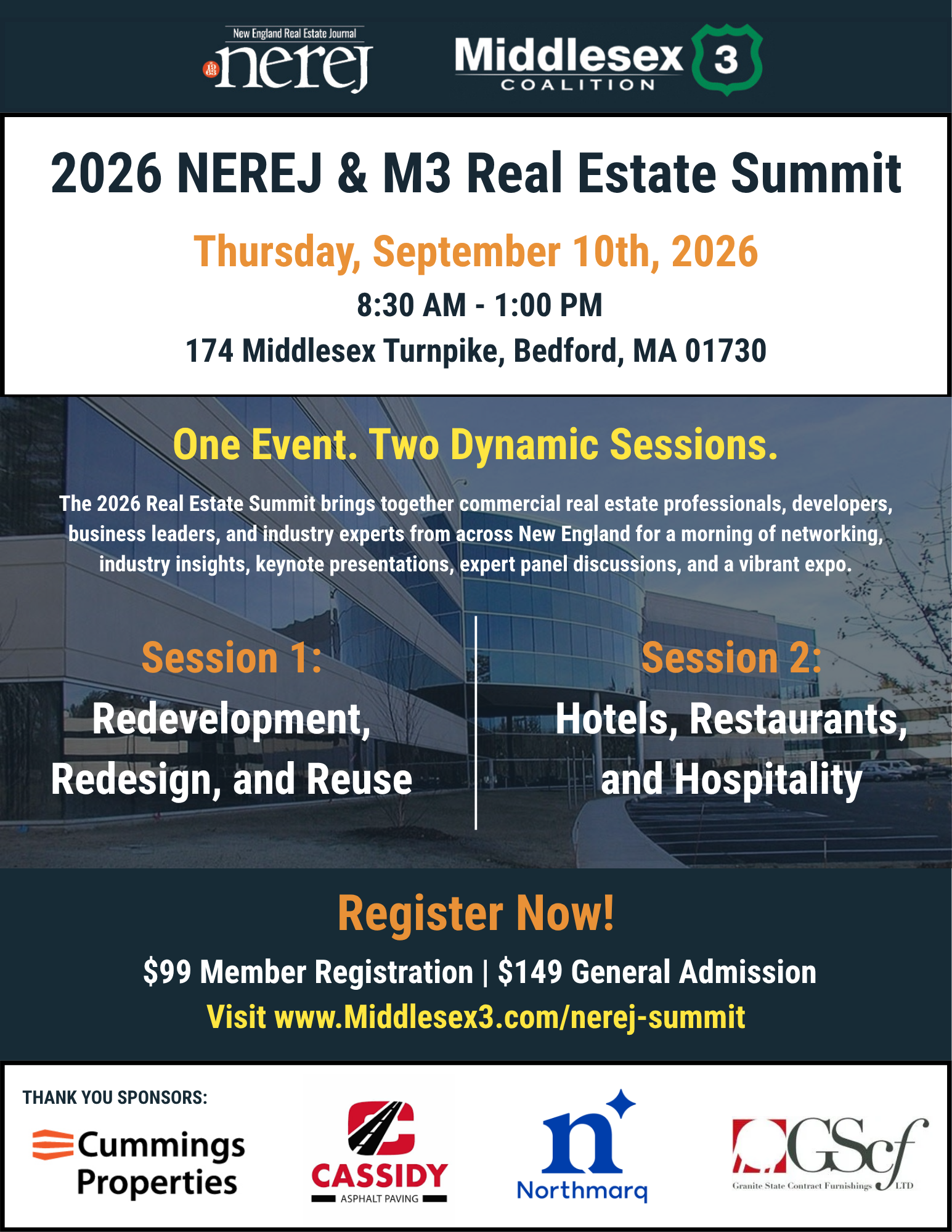 2026 NEREJ & M3 Real Estate Summit