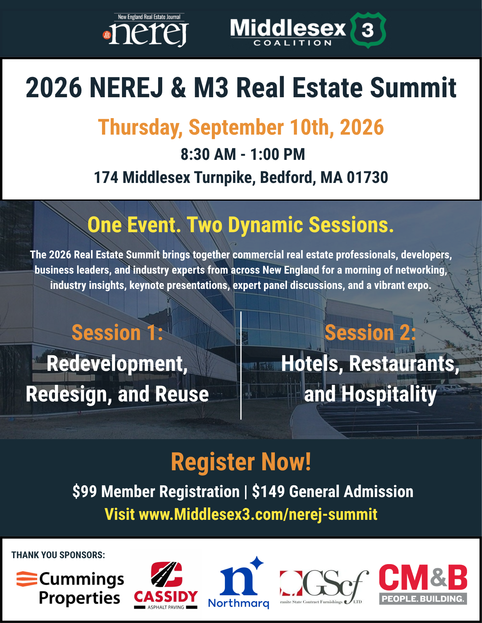 2026 NEREJ & M3 Real Estate Summit