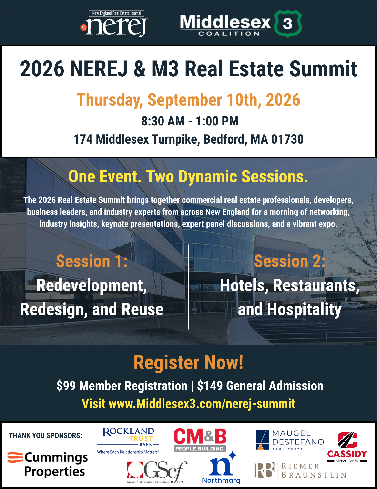 2026 NEREJ & M3 Real Estate Summit