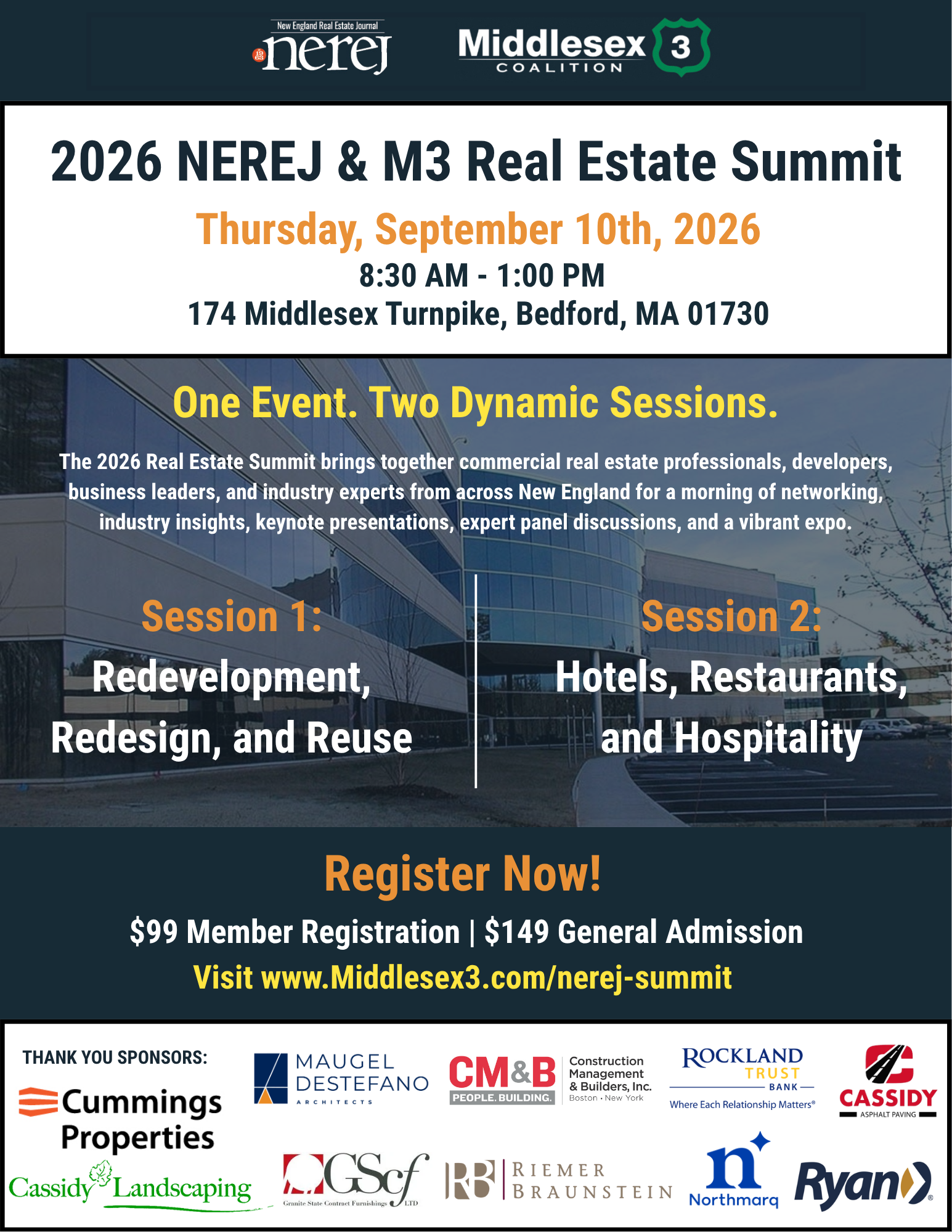 2026 NEREJ & M3 Real Estate Summit