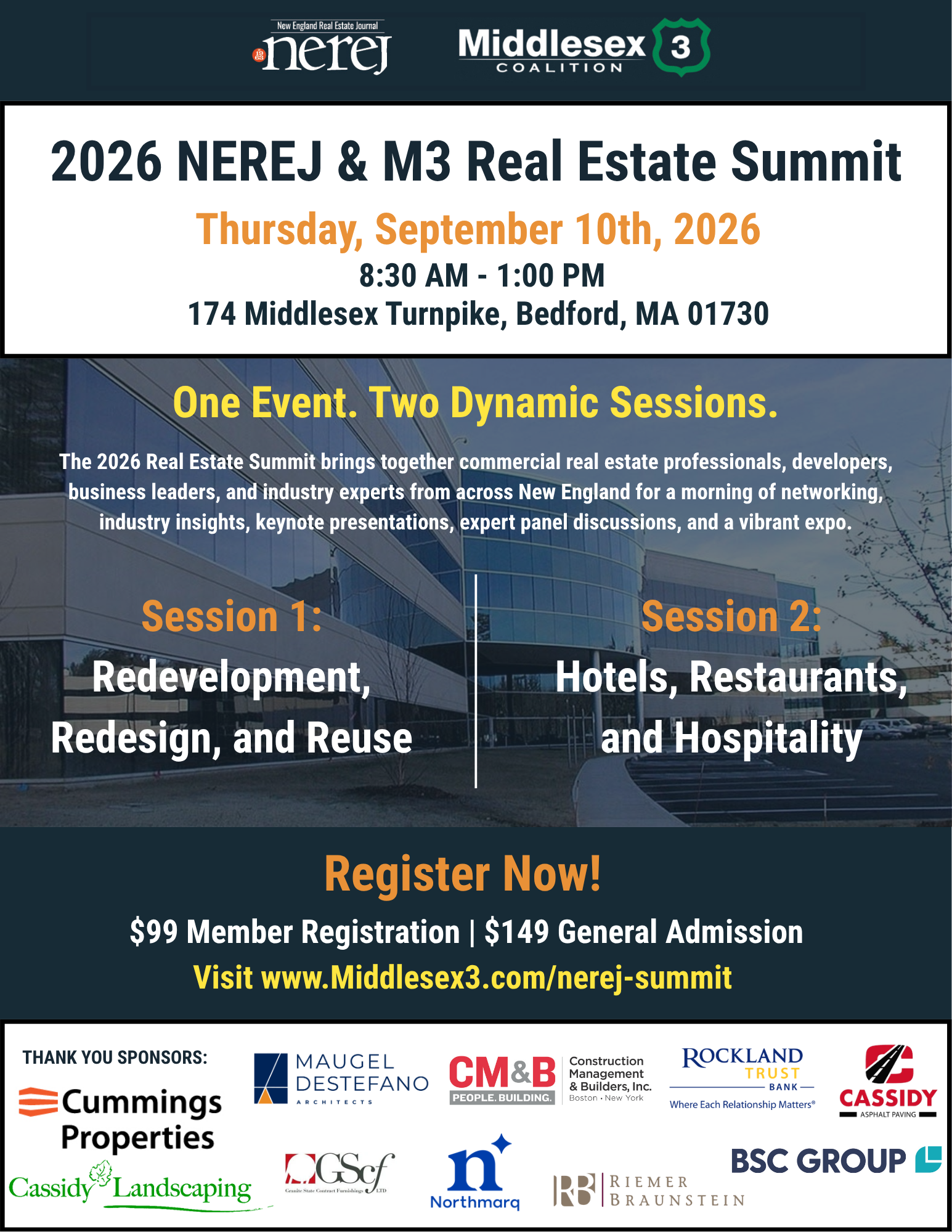 2026 NEREJ & M3 Real Estate Summit