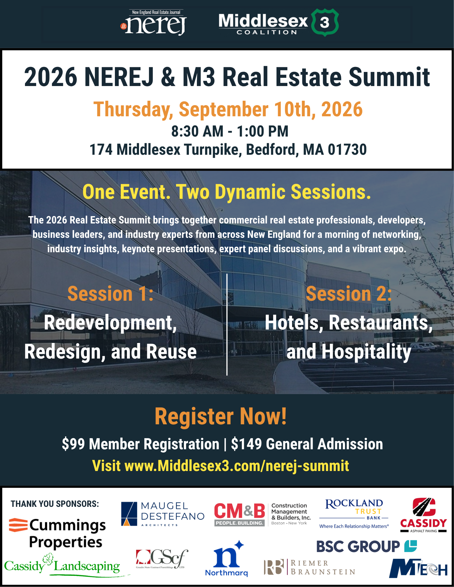 2026 NEREJ & M3 Real Estate Summit