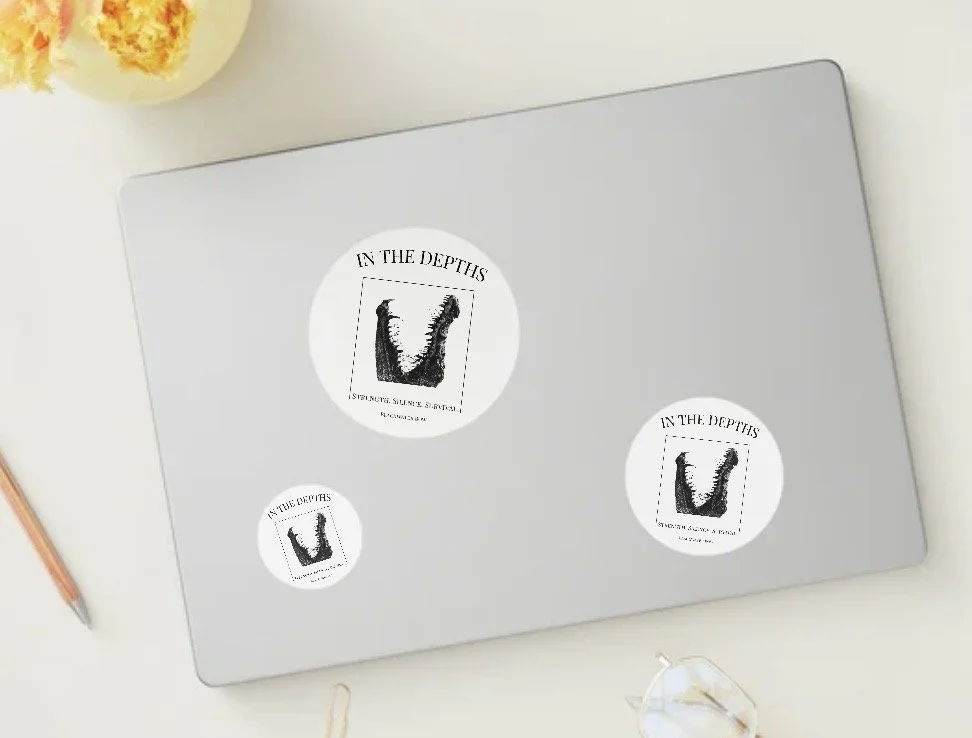 'In the Depths' Sticker